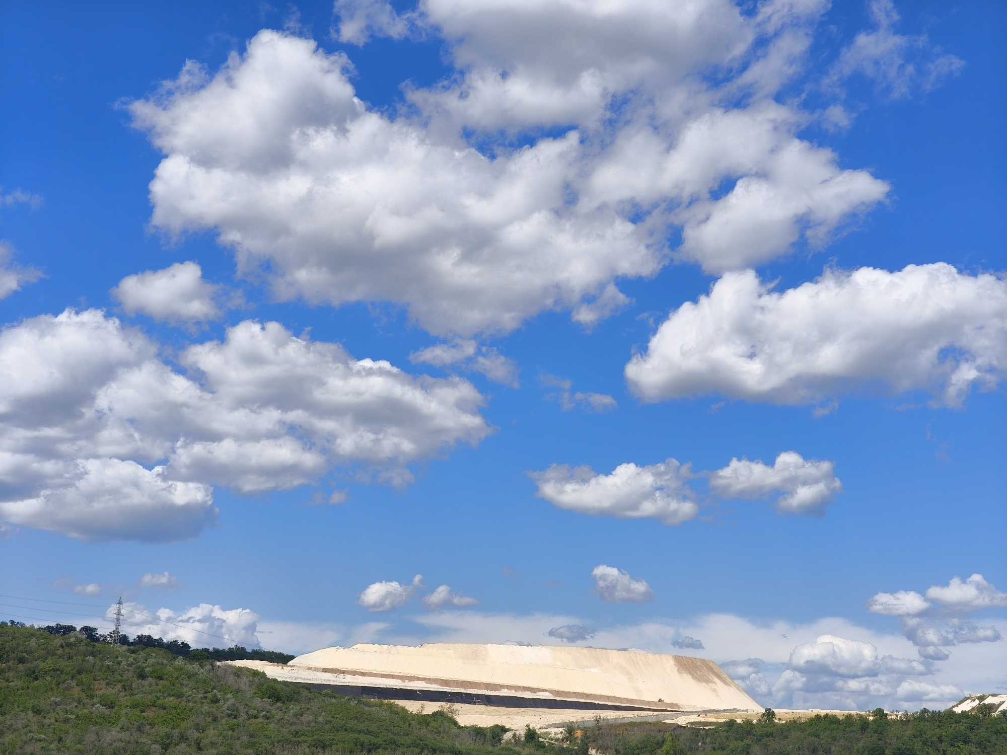 Industrial Complex Observed from Multiple Perspectives During Clear Weather