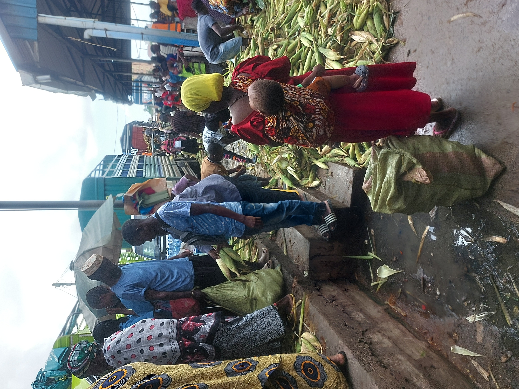 Morning market activity documented across Dar es Salaam streets