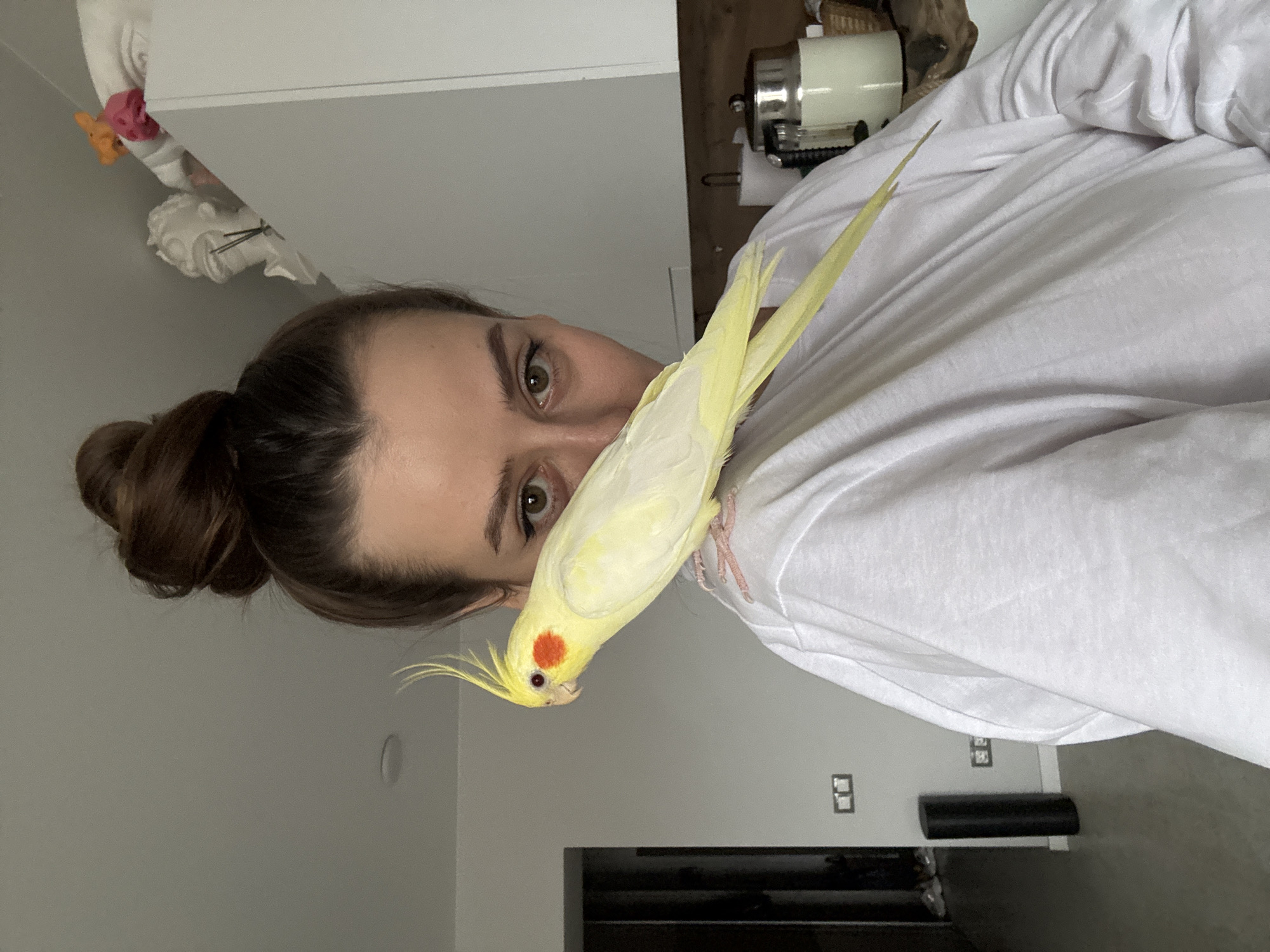 Woman photographed in quiet domestic moments in Krasnoyarsk home
