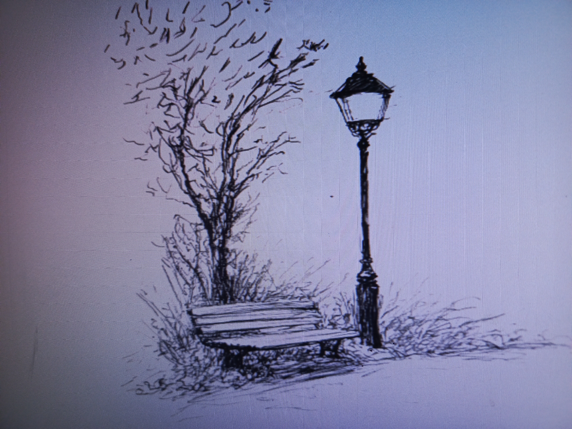 Artist documents diverse sketches and illustrations in 21-minute session