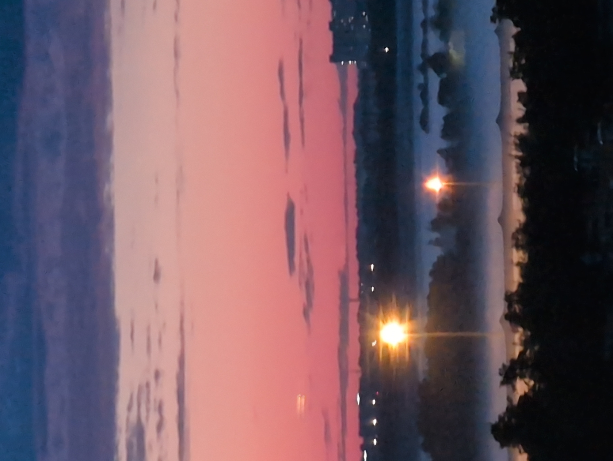 Saint Petersburg's White Nights sky, June 2026
