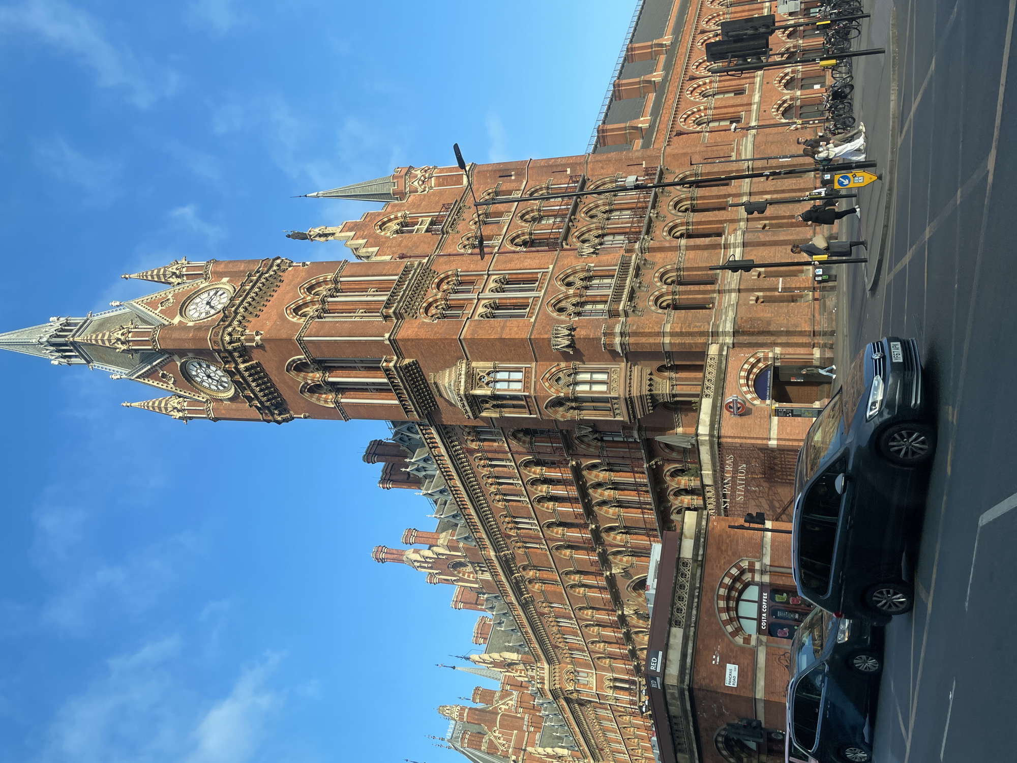 Morning views captured of St. Pancras Station's Gothic architecture