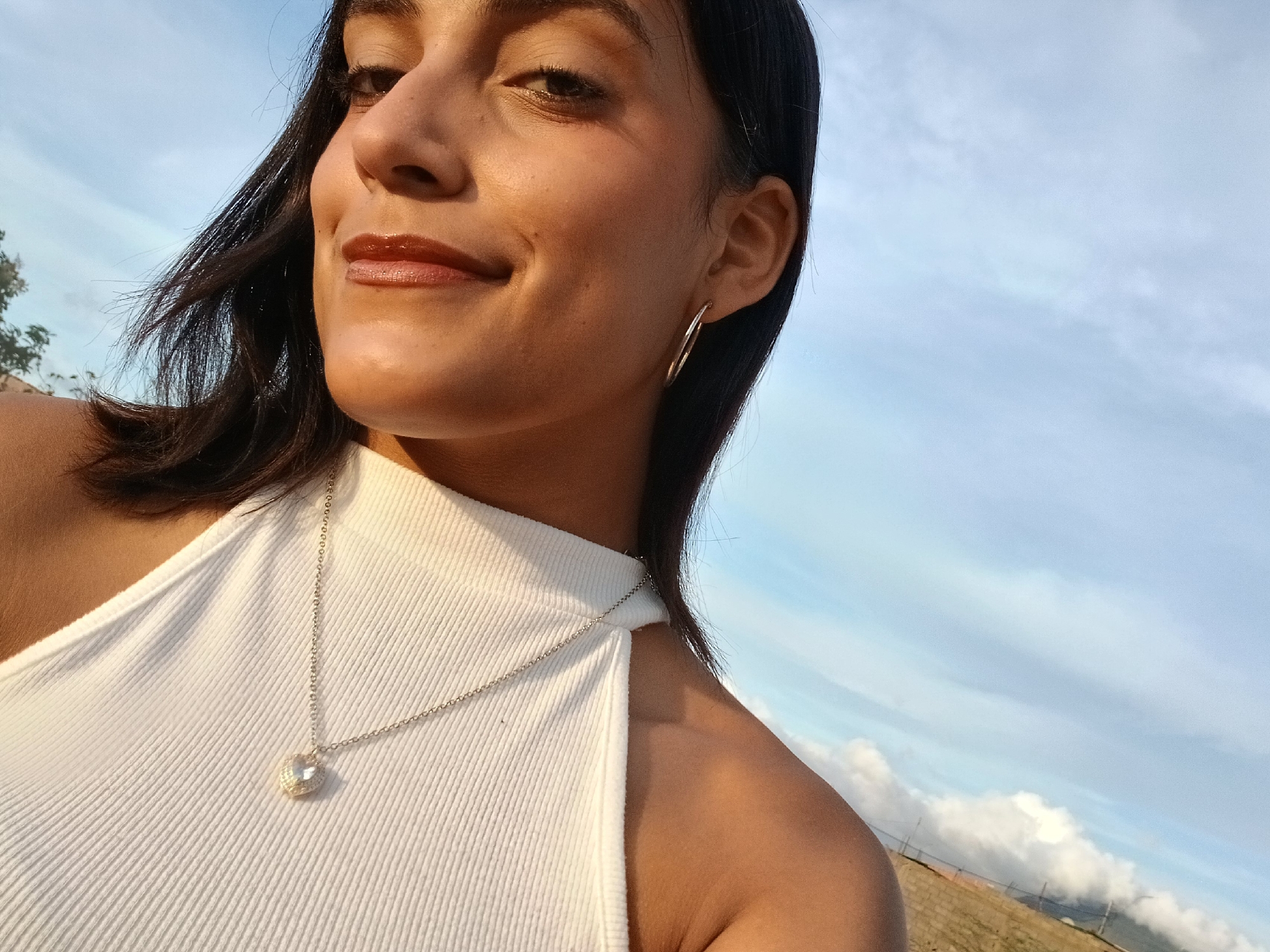Woman photographed during golden hour in Altagracia, Venezuela