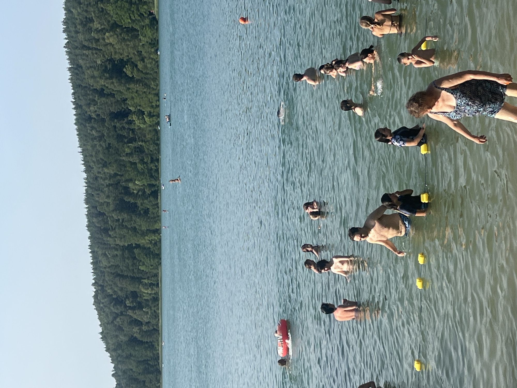 Summer swimming and forest trails at a Vilnius lakeside
