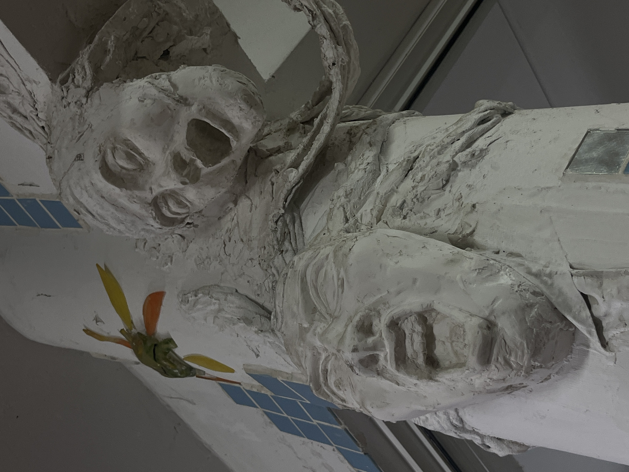 Artist studio and architectural sculpture documented in Buenos Aires