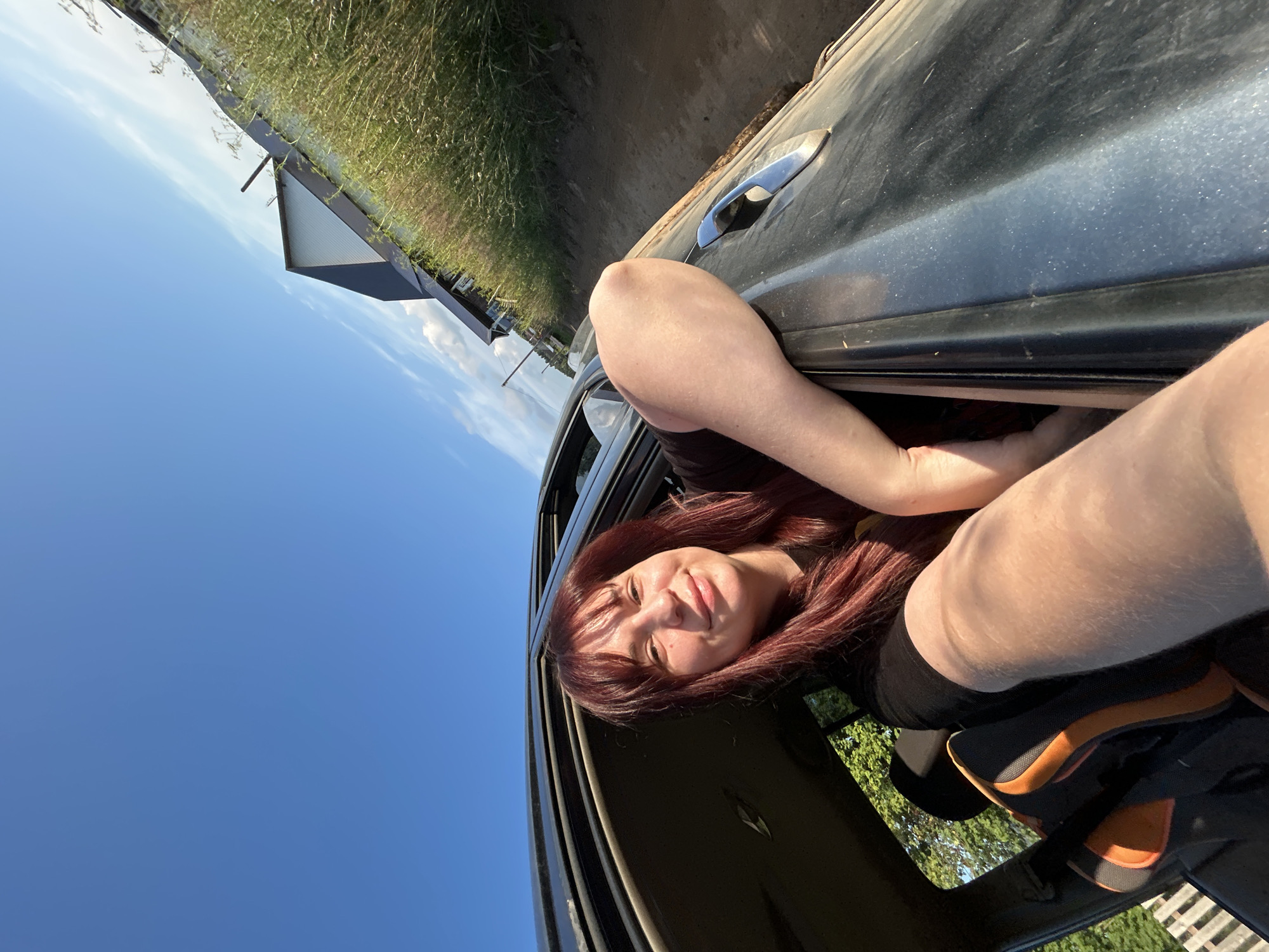 Afternoon drive through rural Фоки with roadside stops