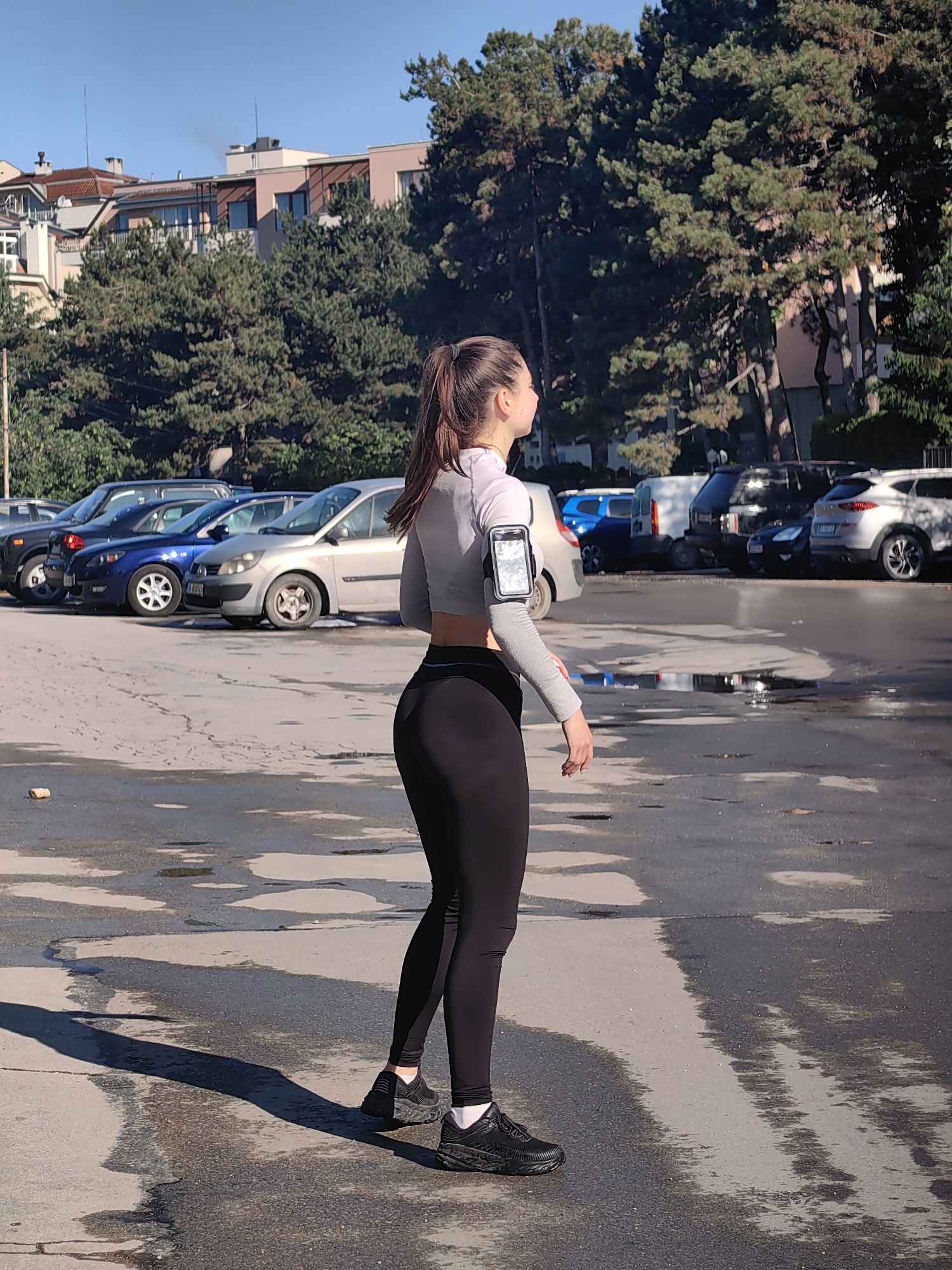 Early morning street life documented in Varna, Bulgaria
