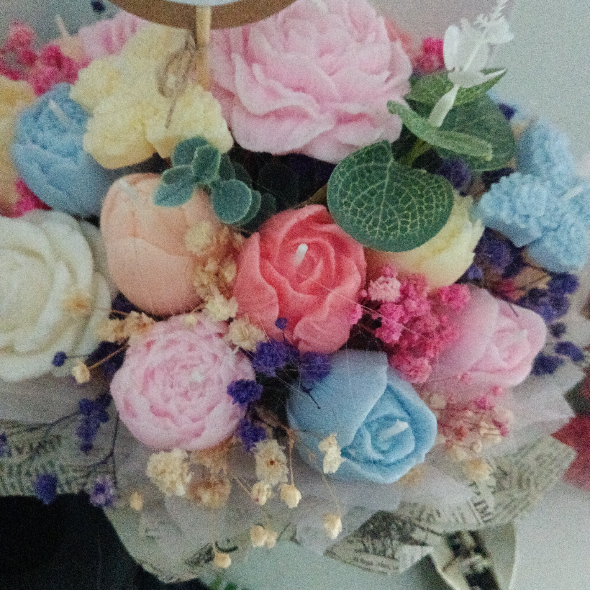 Decorative trinkets and craft items on display in Oliva