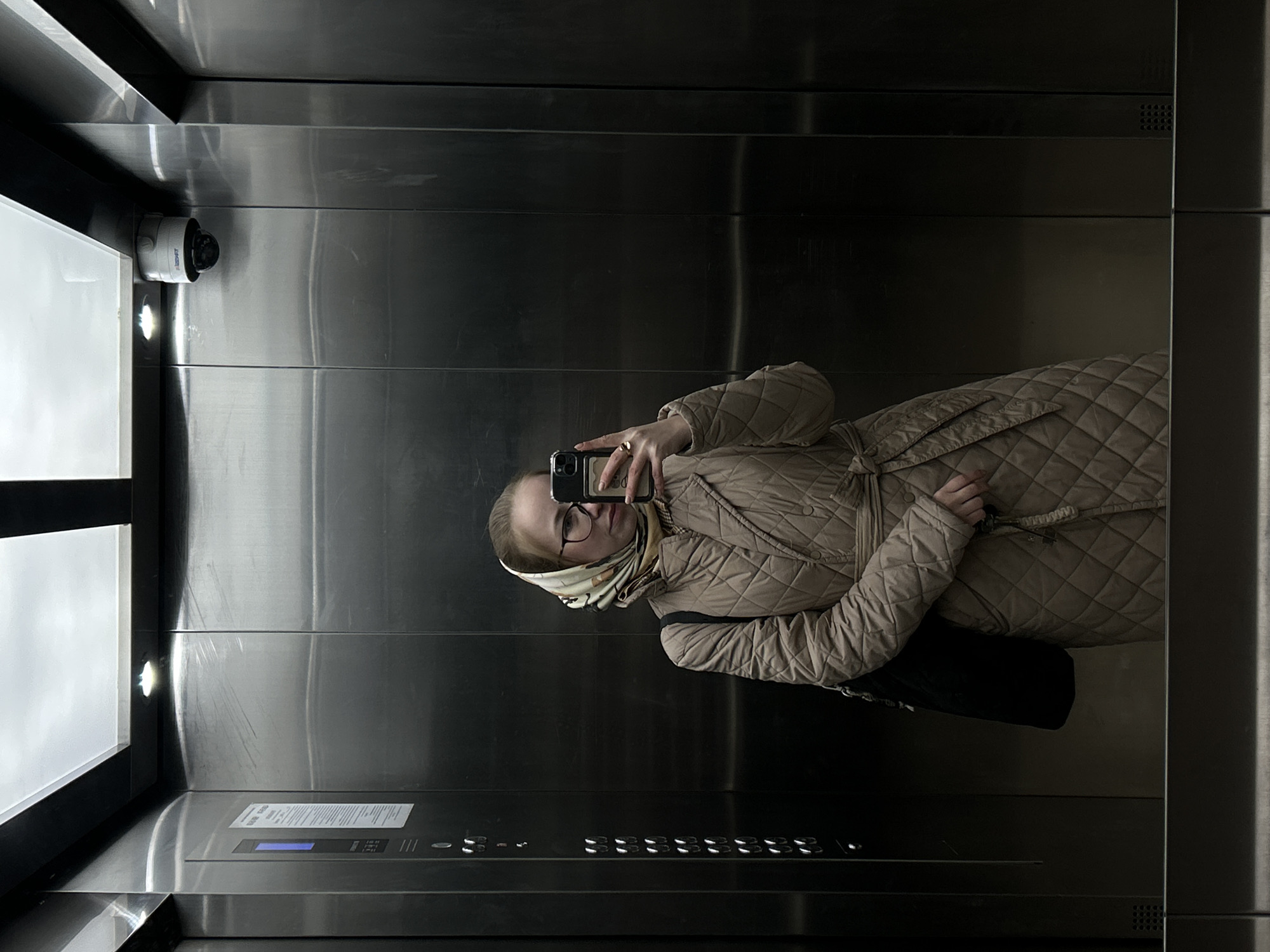 Saint Petersburg residents document elevator selfie, floral still life