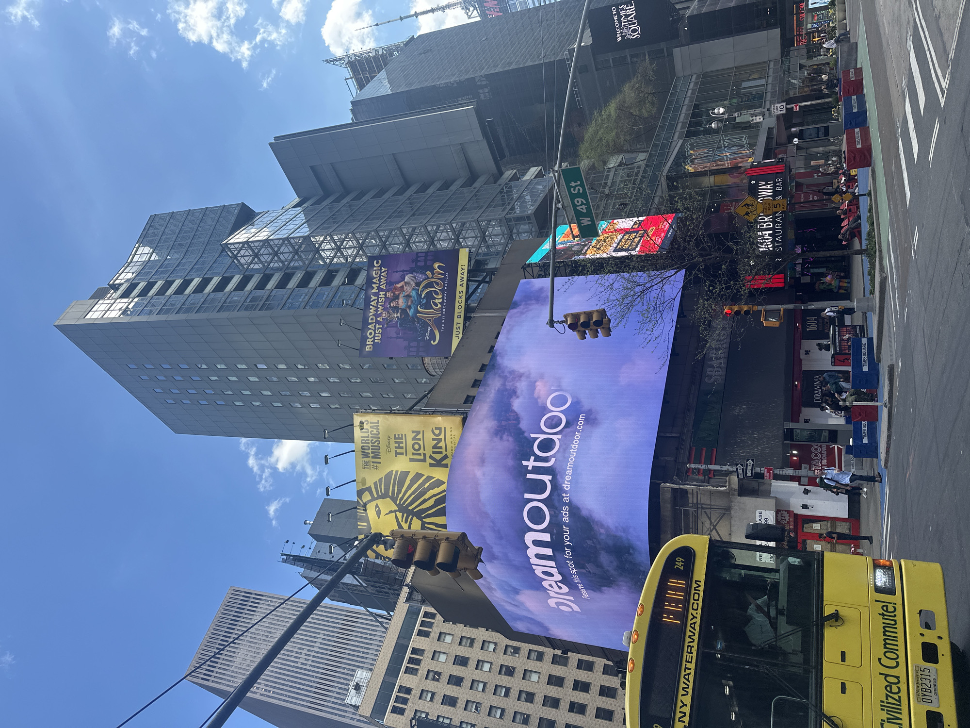 Midtown Manhattan scenes captured across Times Square and Rockefeller Center
