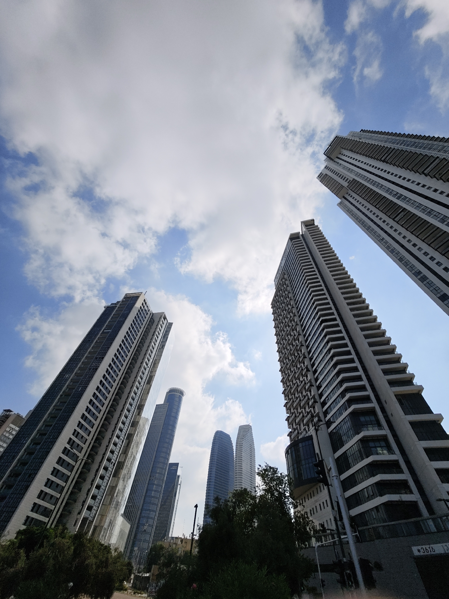 Modern skyline towers along the Givatayim–Tel Aviv edge