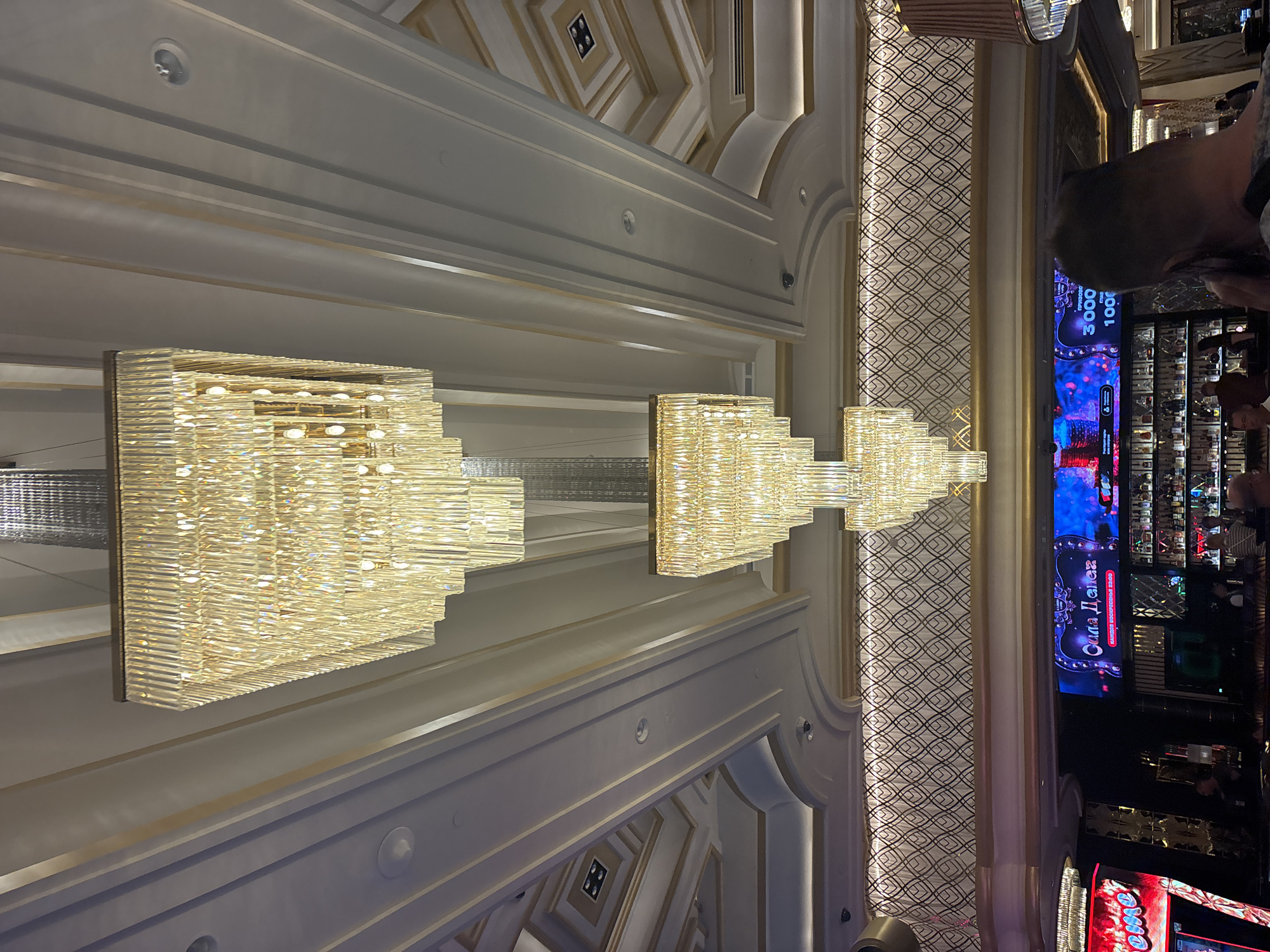 Evening out at a casino resort in Estosadok, Russia