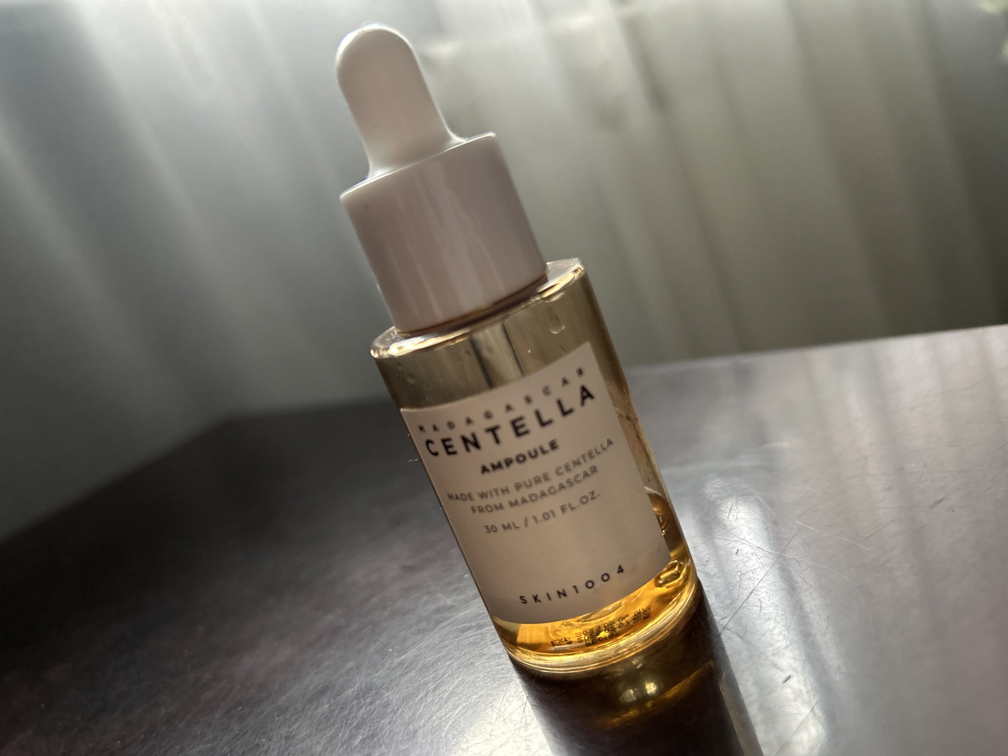 Skincare, shoes, coffee, and personal items photographed in Ukraine
