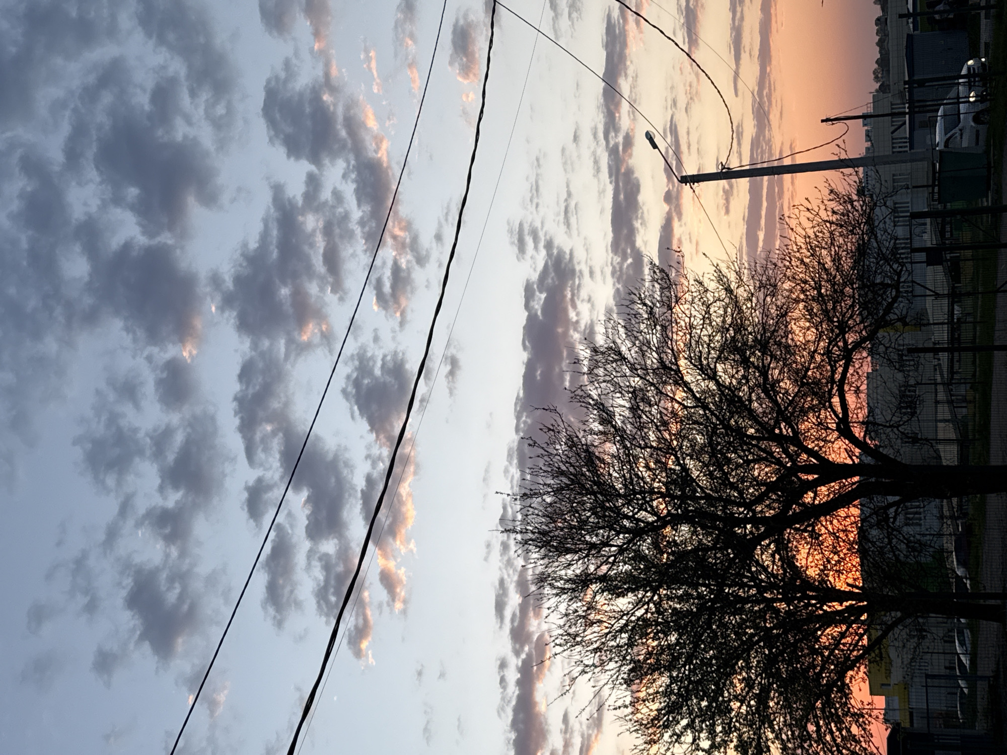 Spring Evening Life Documented in Severnyi, Russia District