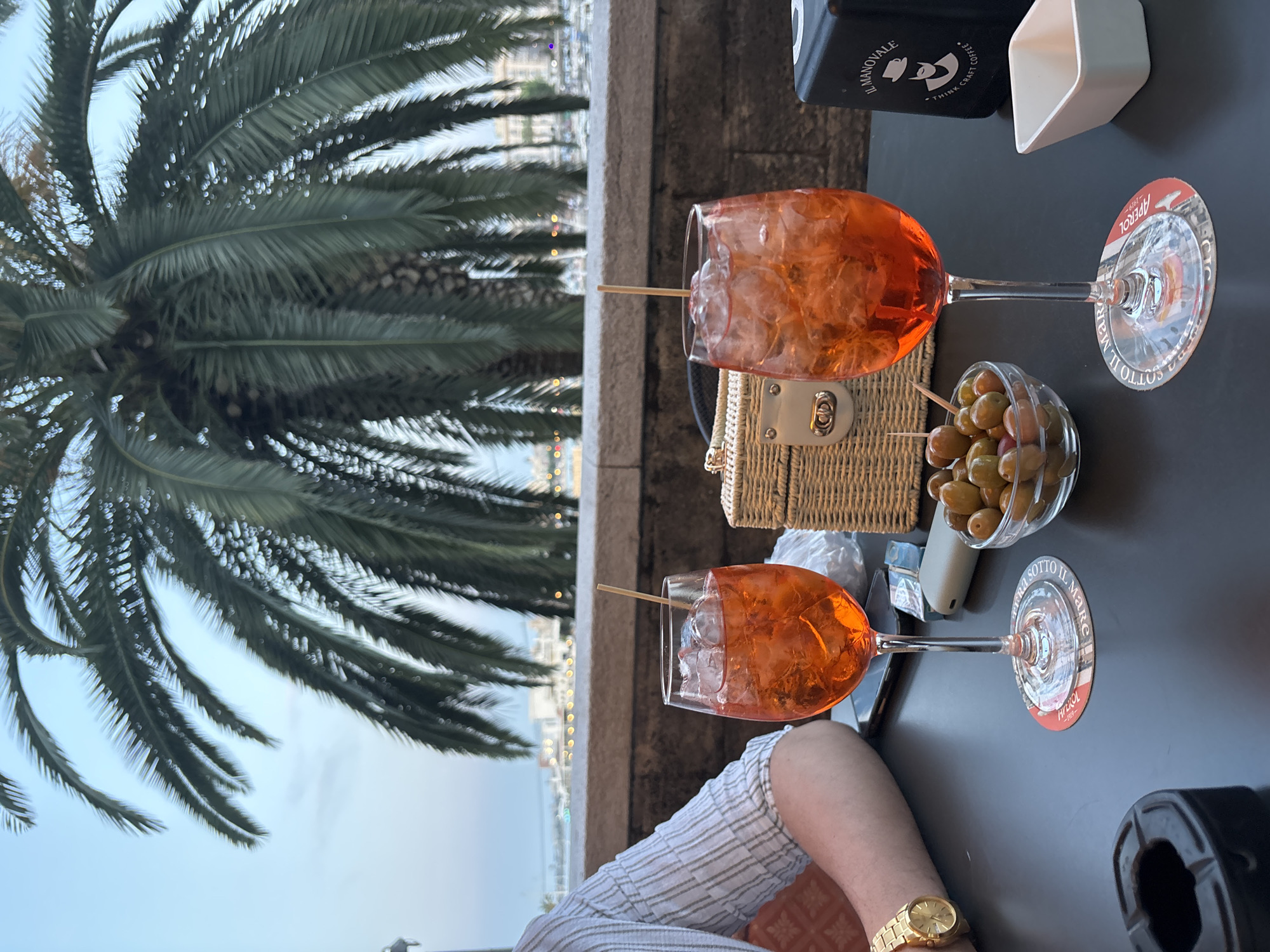 Evening stroll through Bari's cafes, decorated streets, food shops