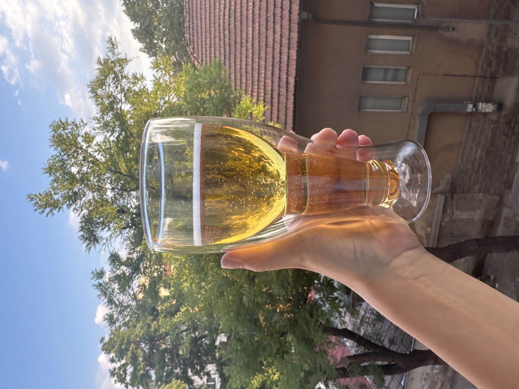 Afternoon spread of food, beer, and summer vibes in Plovdiv