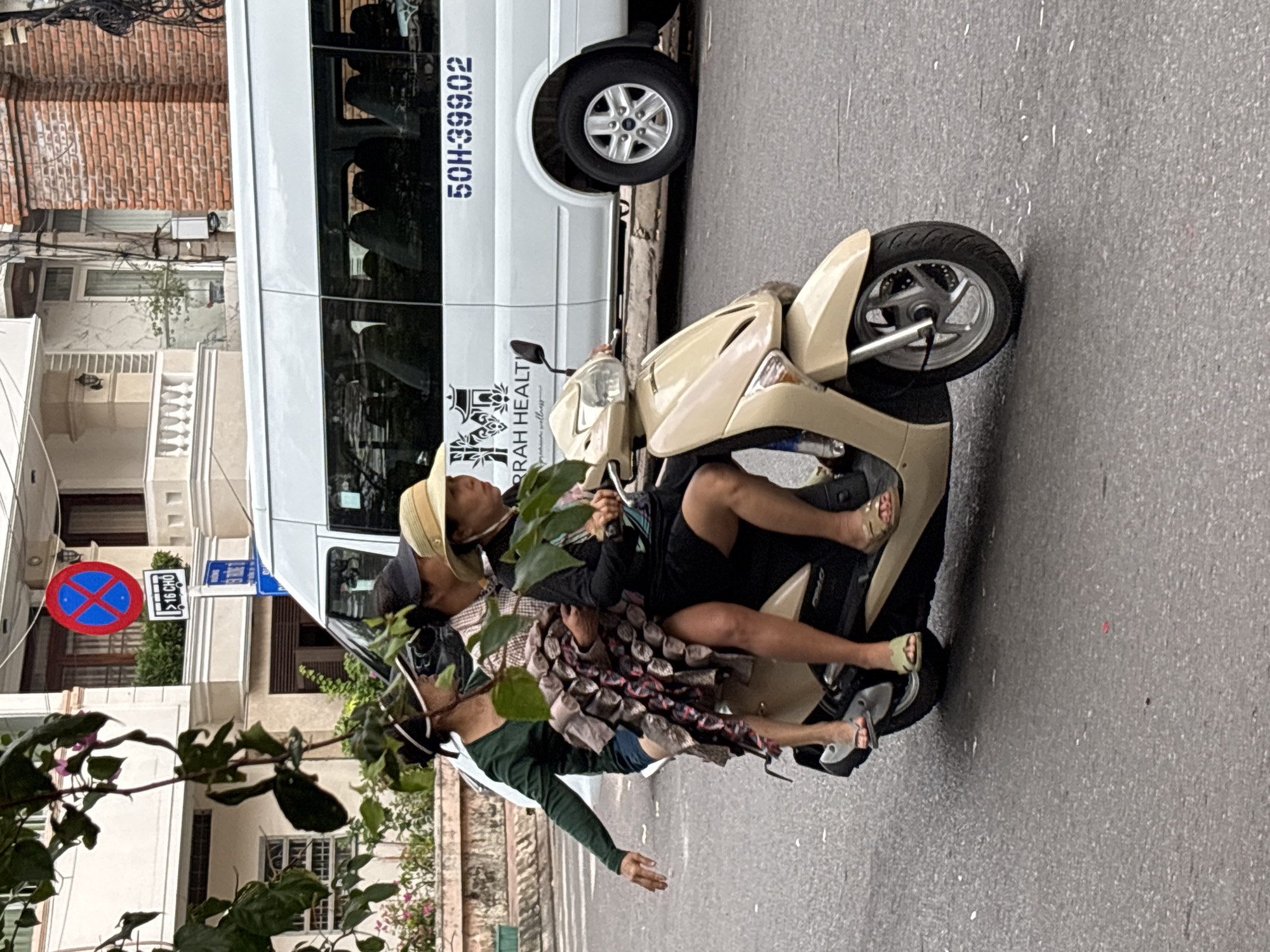 Scooter ride and a feather held up in Nha Trang