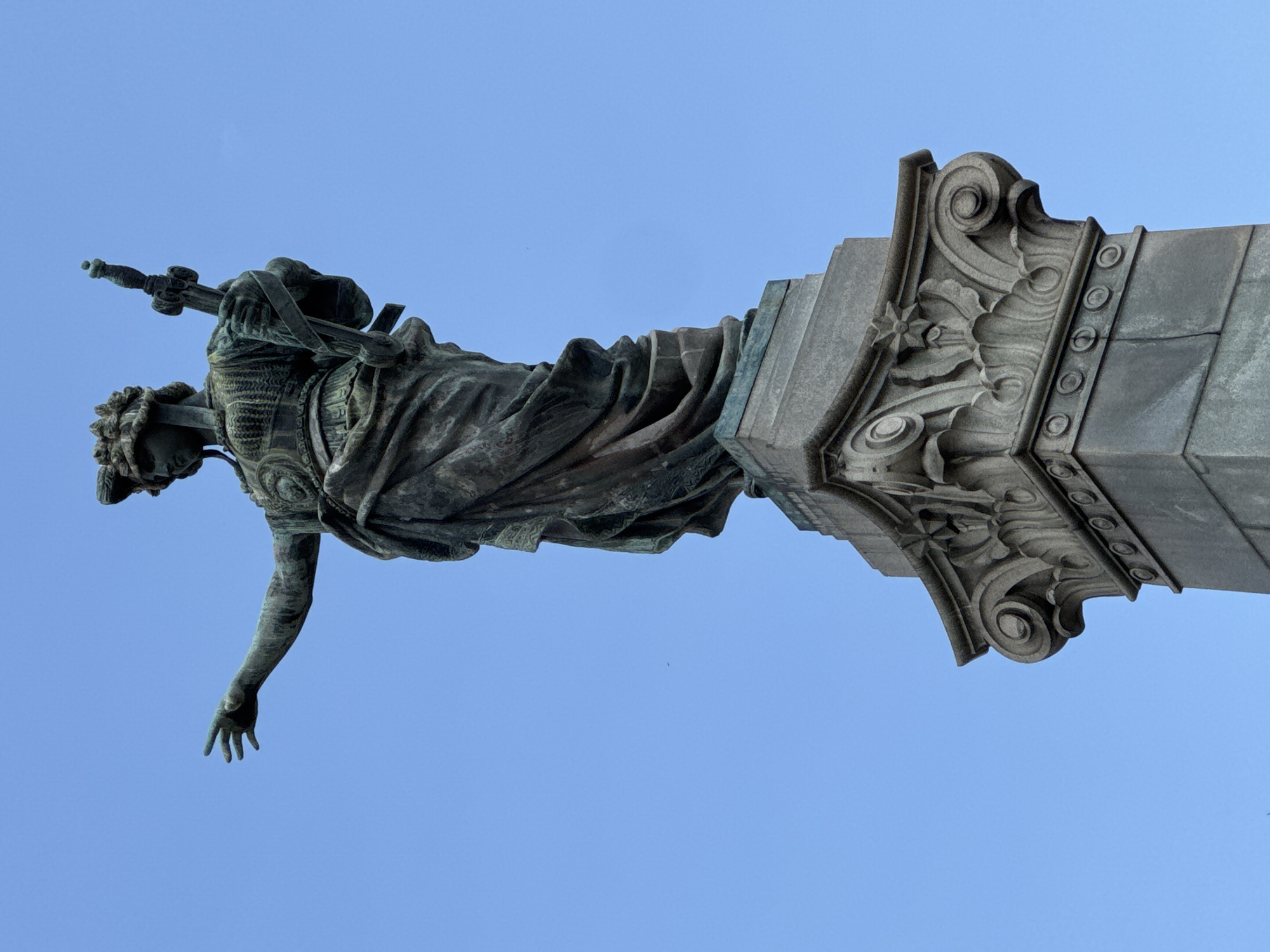 Ruse's Monument to Liberty photographed from multiple angles