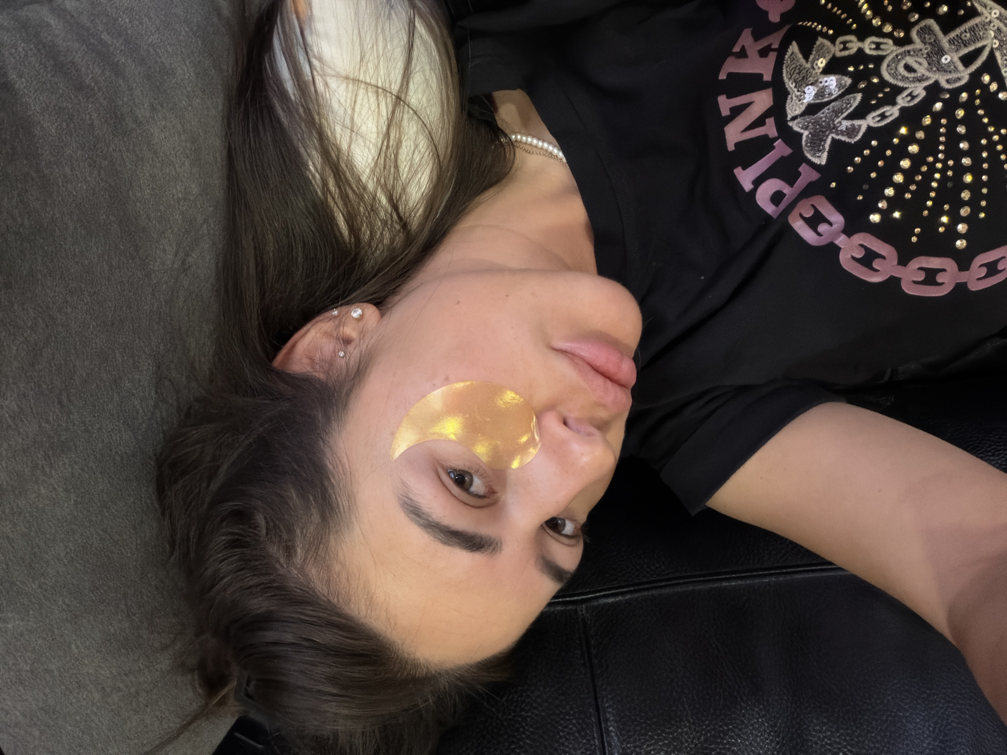 Lazy morning skincare and self-care at home in Novi Iskar