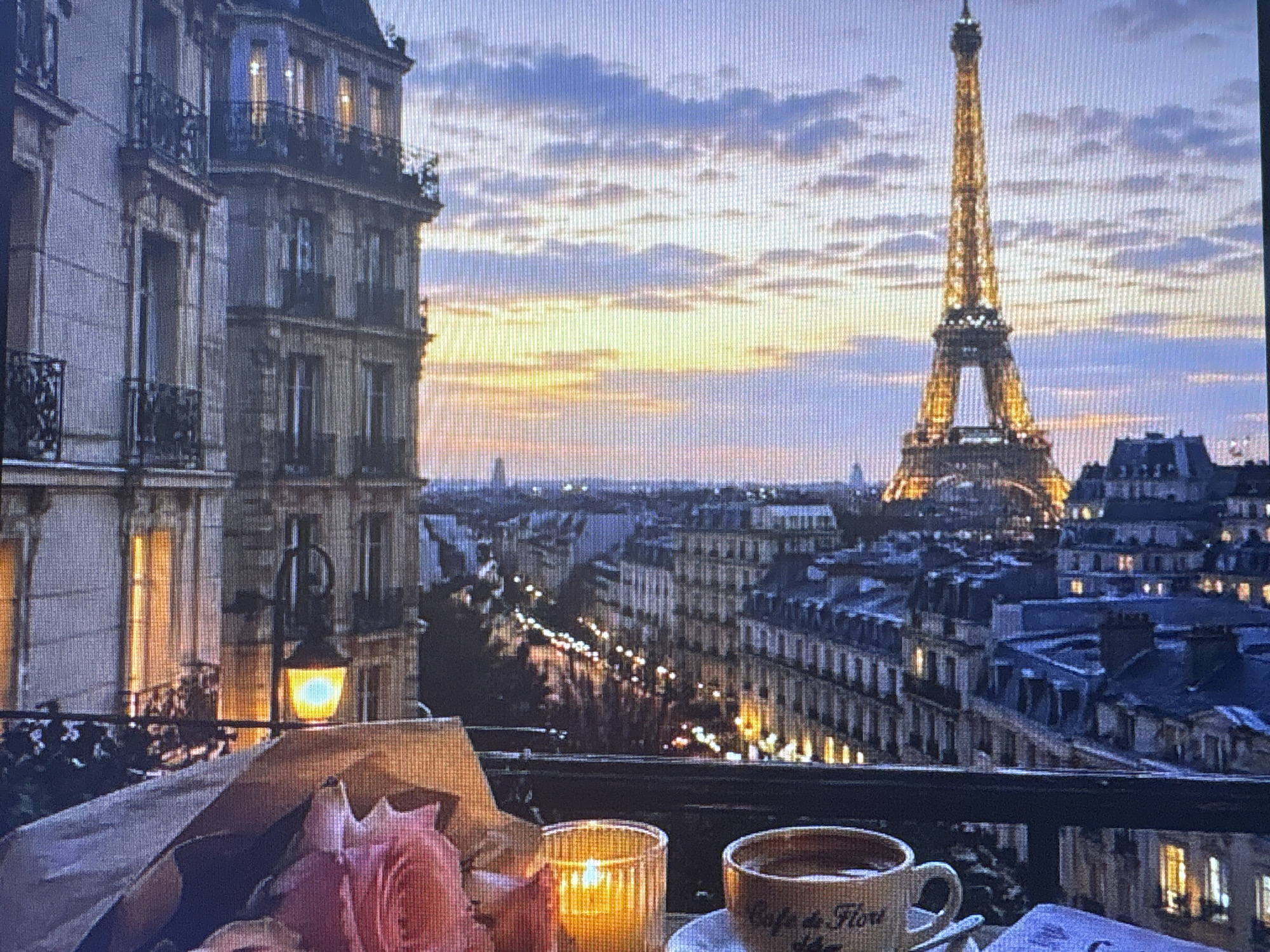 Bonfire hangout and Paris travel memories from a summer evening