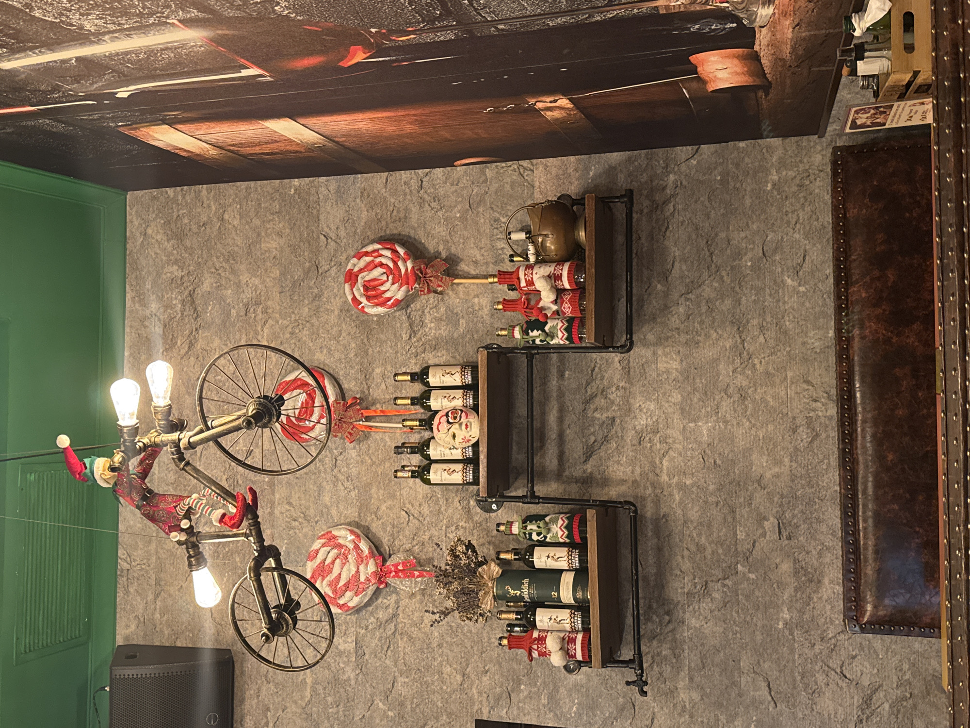 Restaurant interior documented in Craiova, Romania