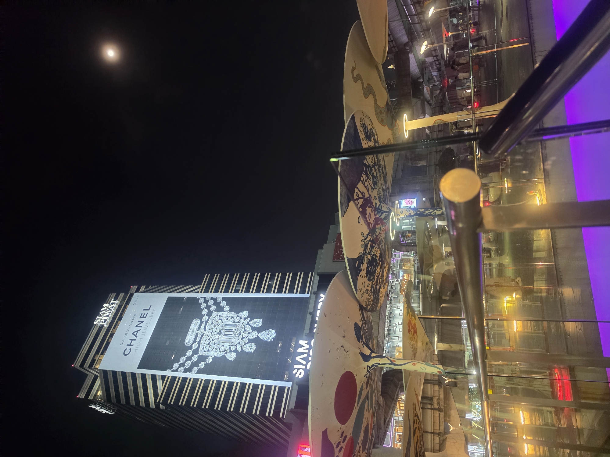 Bangkok nightlife captured across city during evening hours