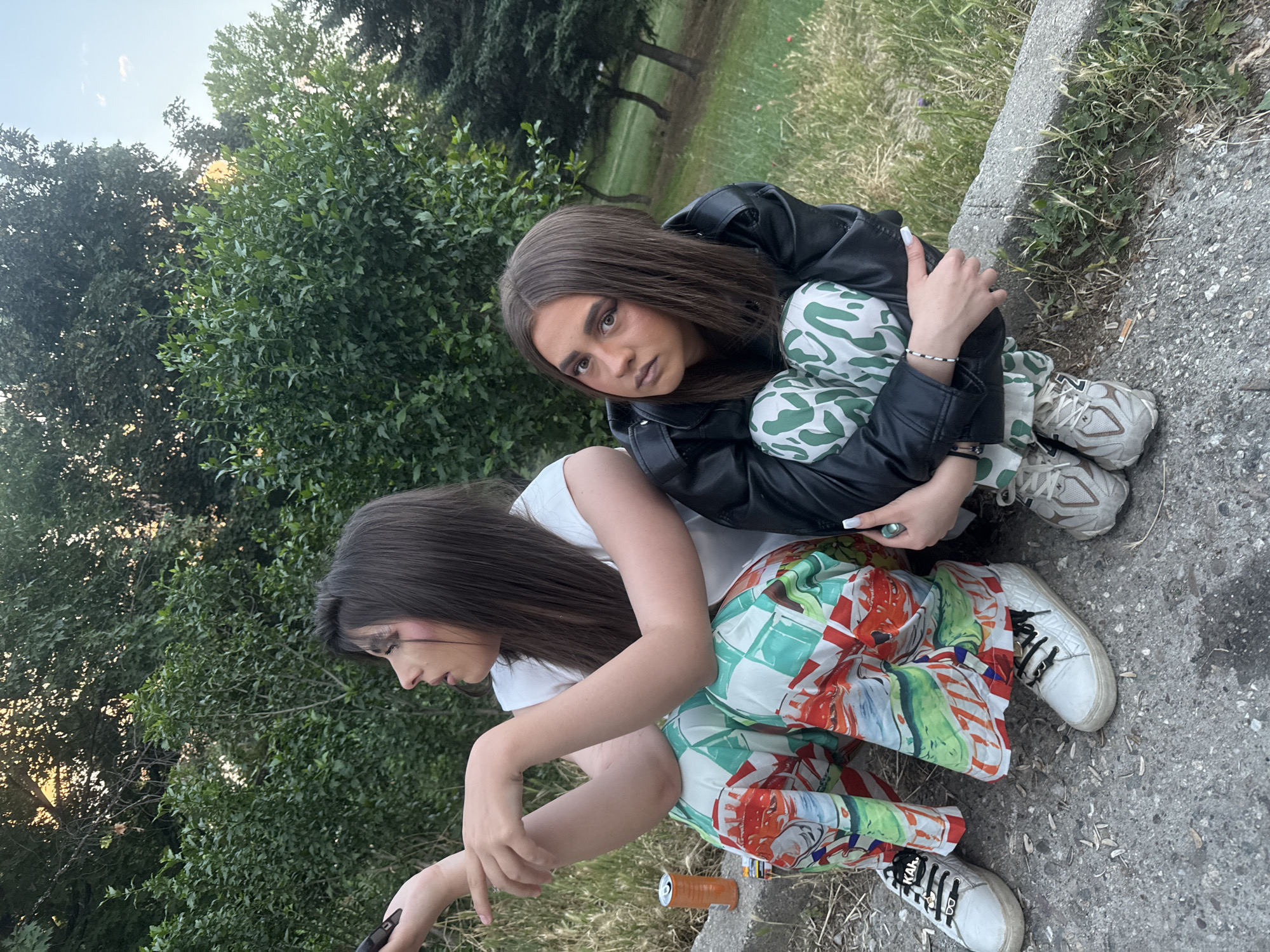Young people gather for outdoor photo session in Blagoevgrad