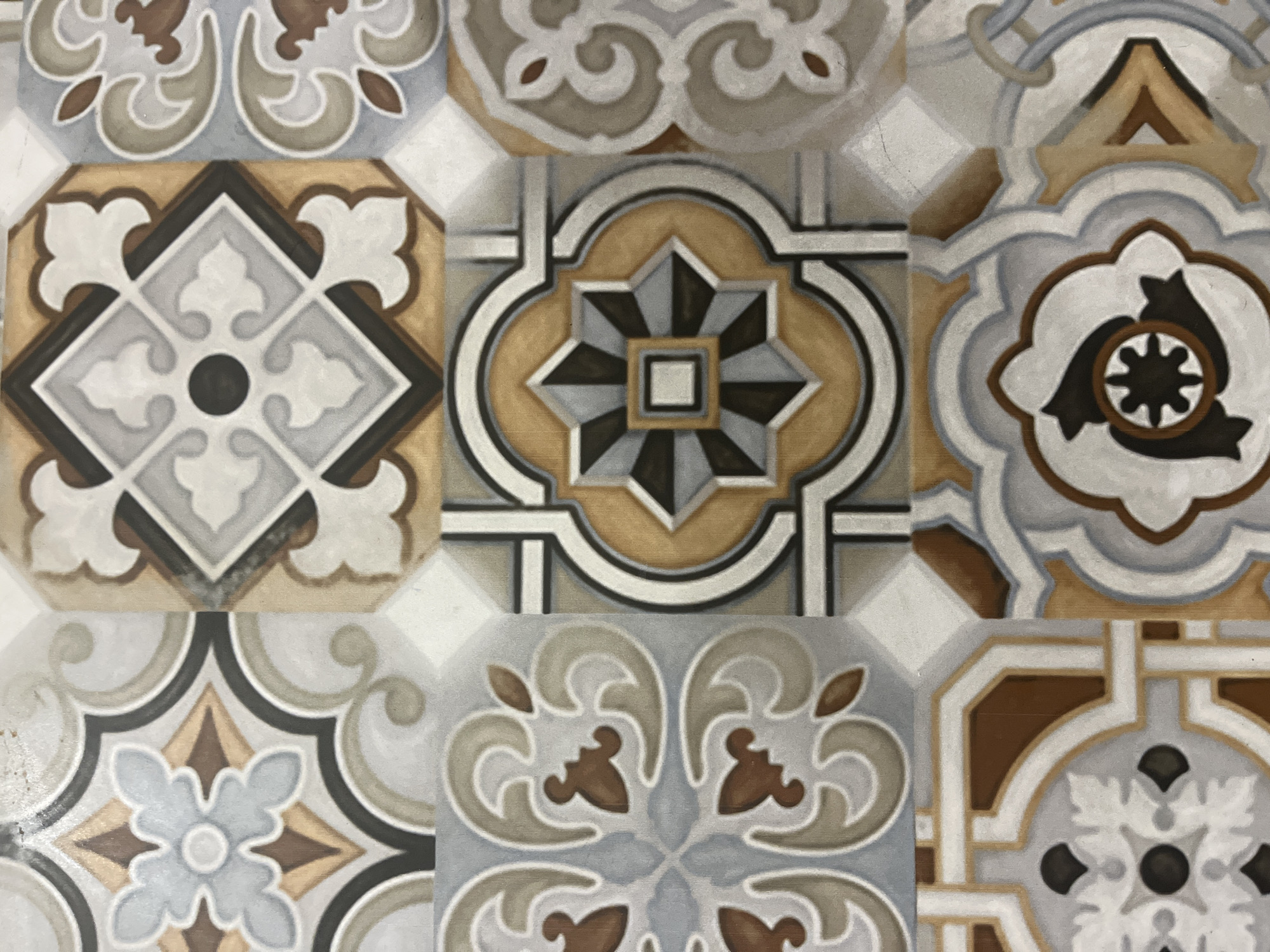 Cozy Tbilisi evening: tiles, handmade ornaments, and a sleeping kitten