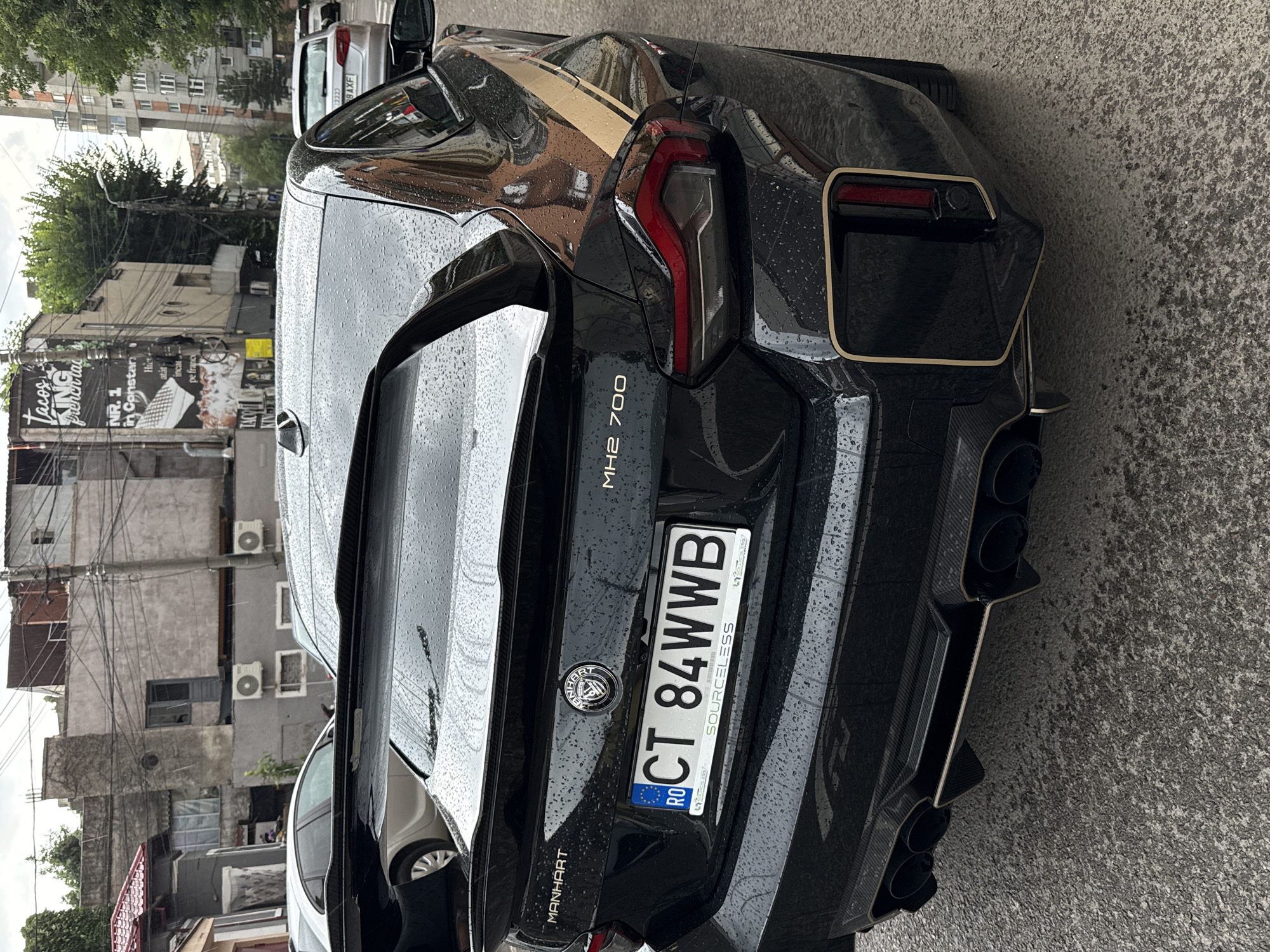 Manhart MH2 700 BMW spotted on wet Constanța streets