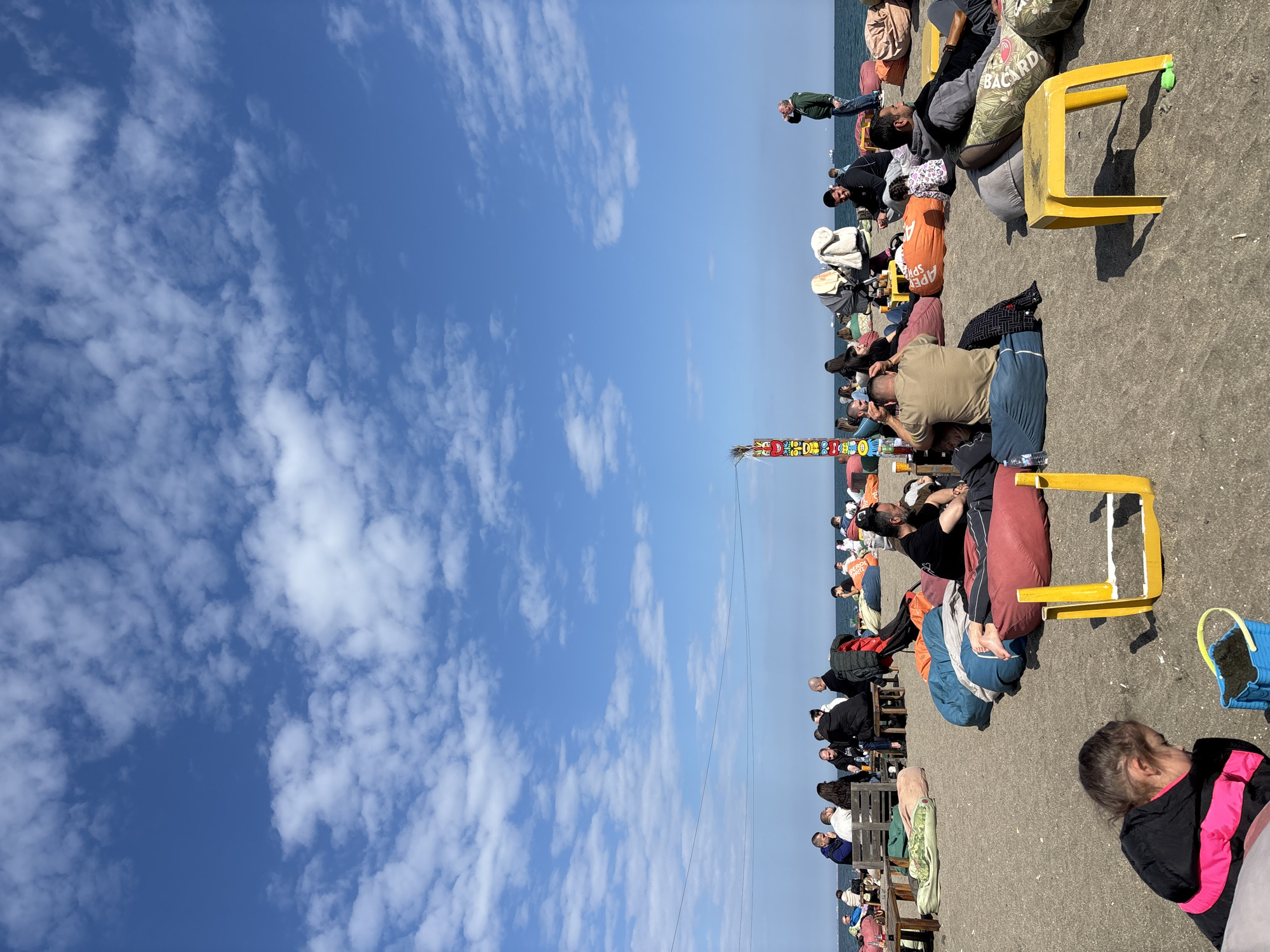 Casual beach day captured by witnesses in Burgas
