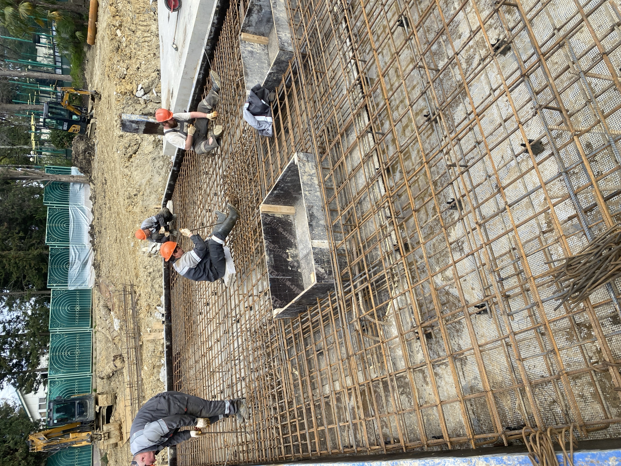 Morning construction activity documented across multiple Sochi sites