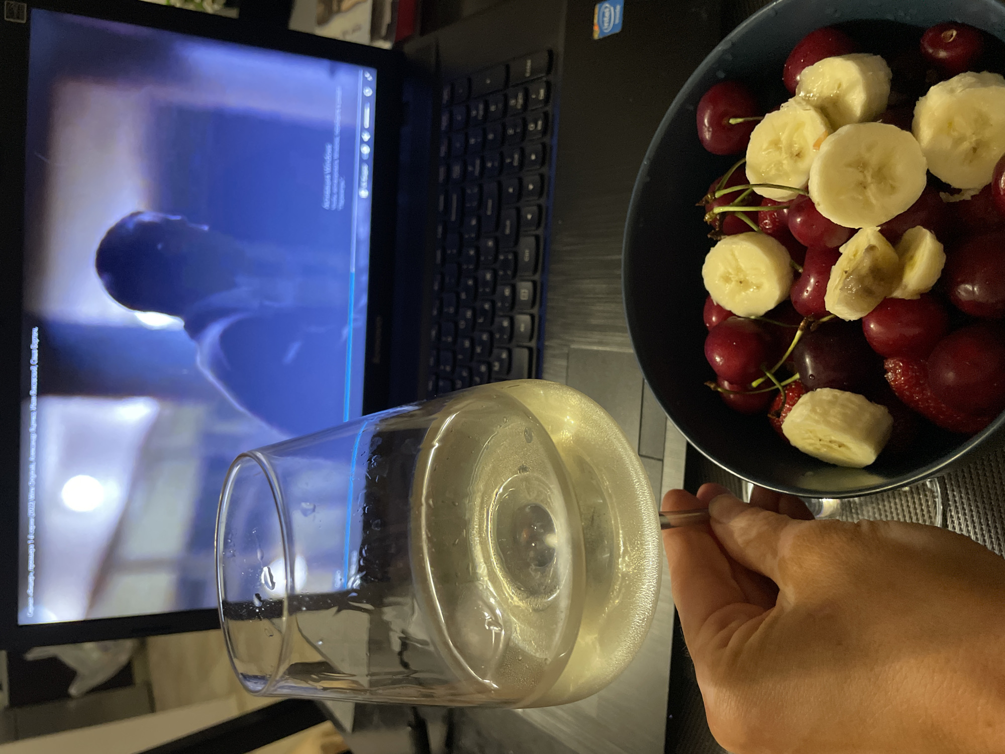 Quiet Sochi evening: wine, a pug, and a home-cooked meal