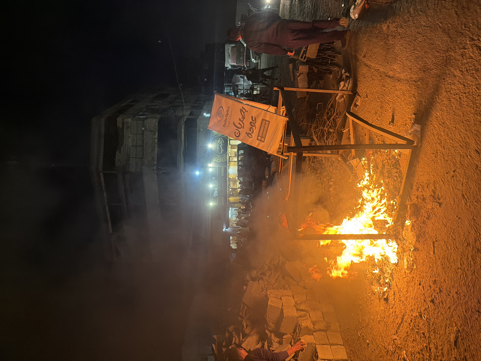 Gaza City shows ongoing destruction, fires amid damaged buildings