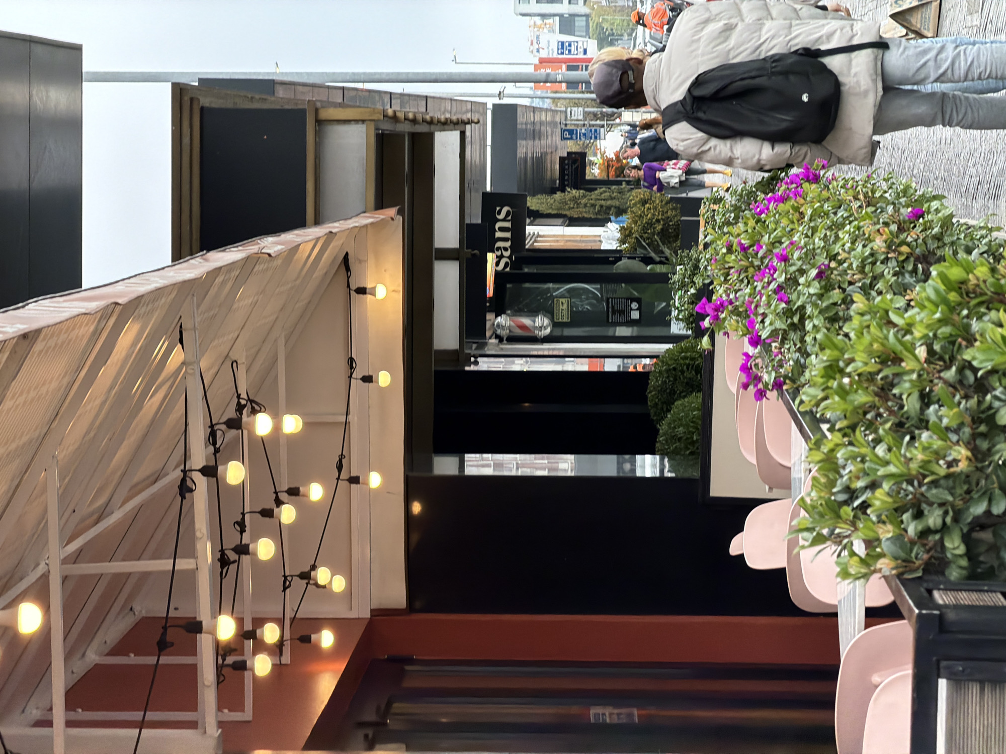 Shopper documents artisanal food market visit in Cape Town