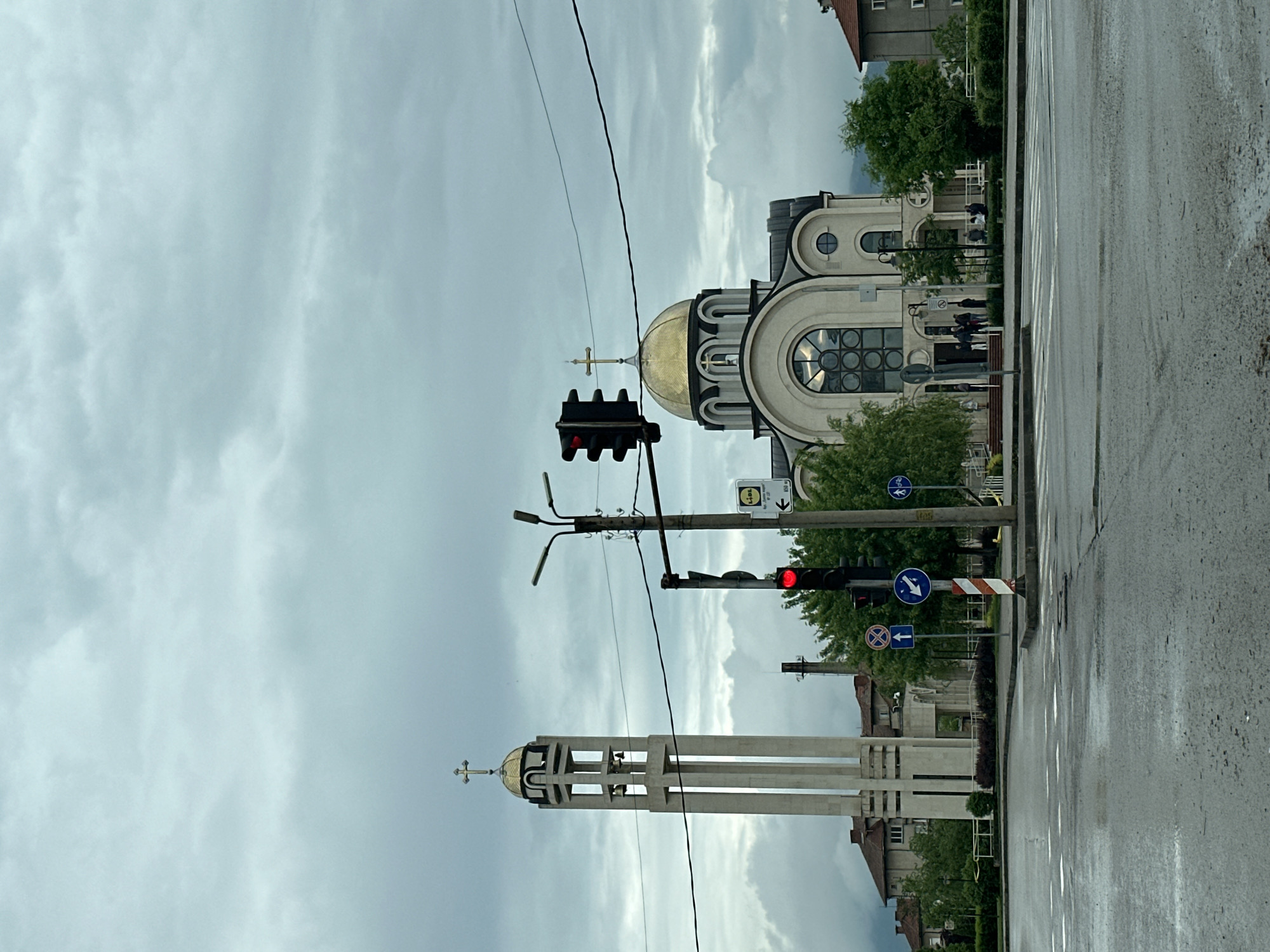 Orthodox Church with Golden Dome Observed in Montana, Bulgaria
