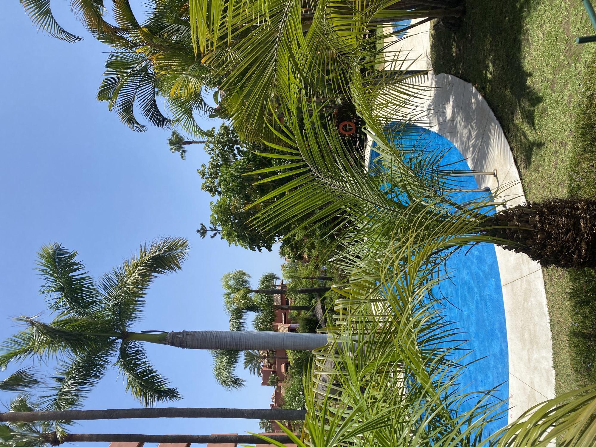 Sunny afternoon at a Costa del Sol resort complex
