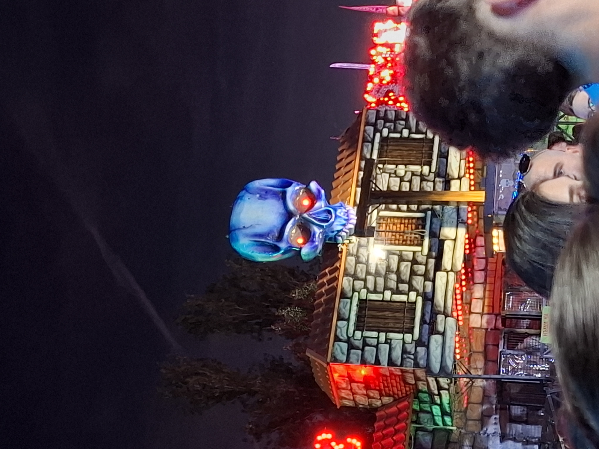 Evening entertainment and carnival fun in Sofia, Bulgaria