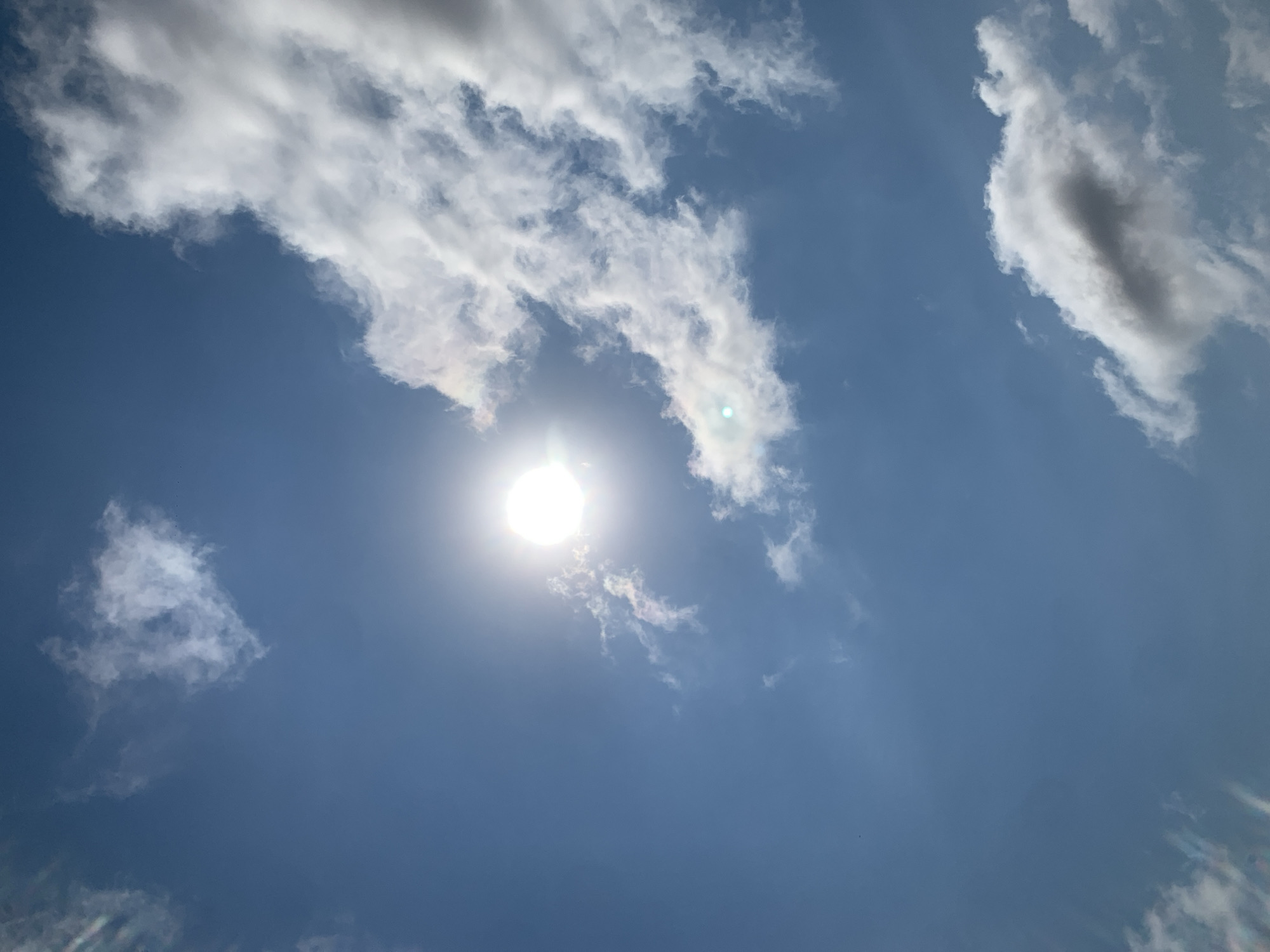 Sun and sky over Khazar Raion, multiple angles