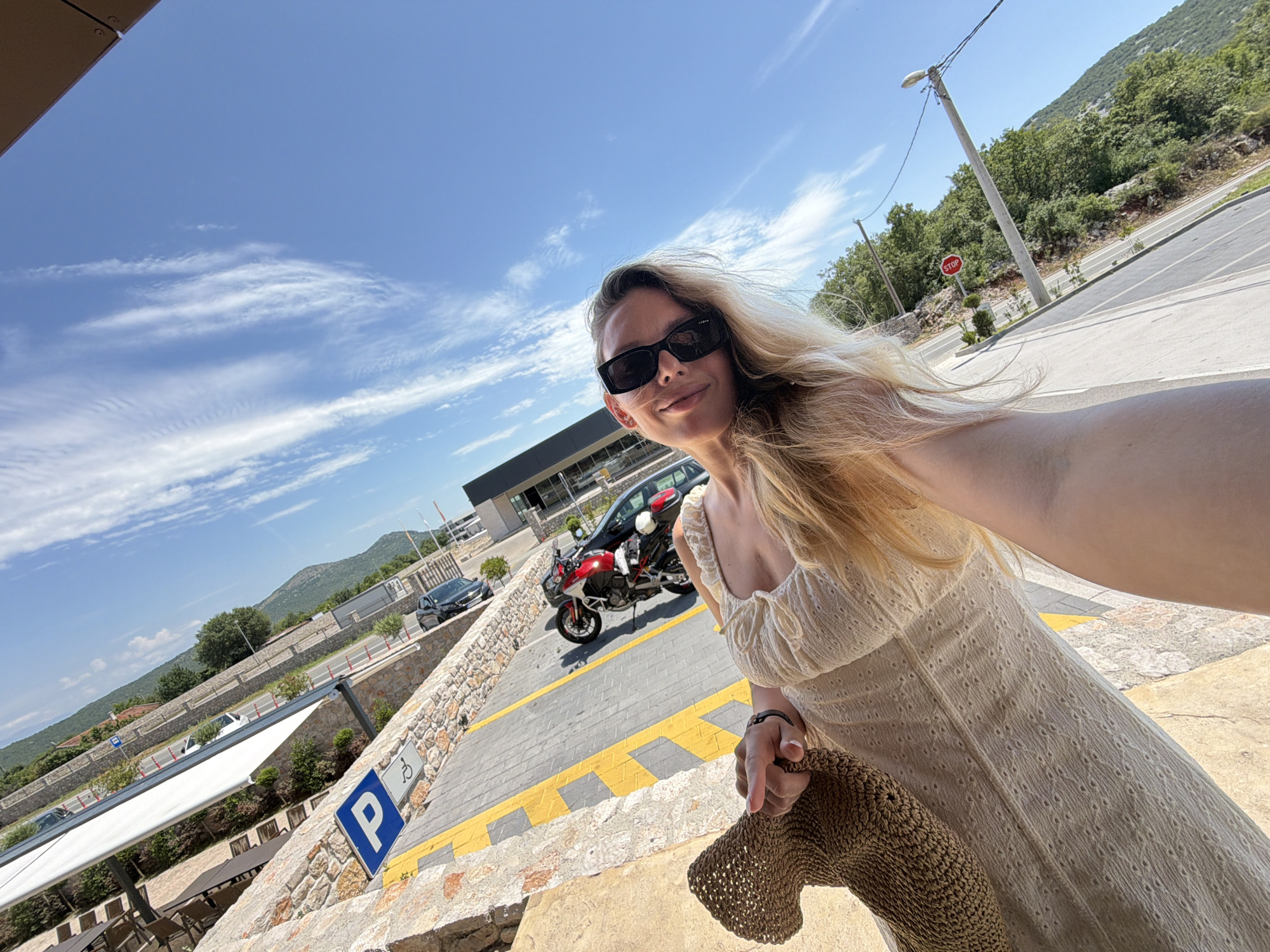 Tourist documents Montenegro visit through series of restaurant selfies