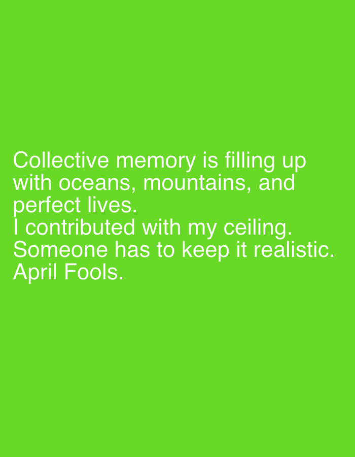 Anonymous witnesses share reflections on mundane collective memory contributions