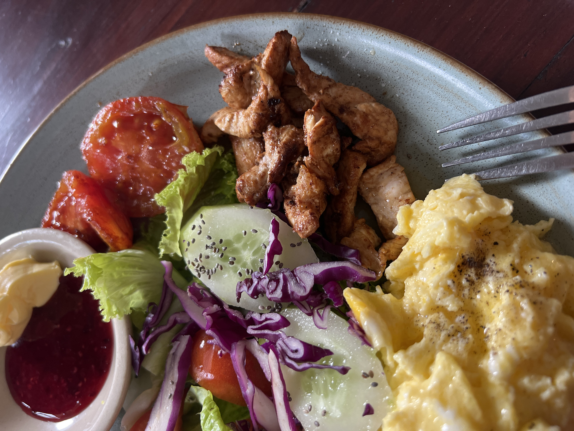 Breakfast documented at Kedai Batan restaurant in North Kuta