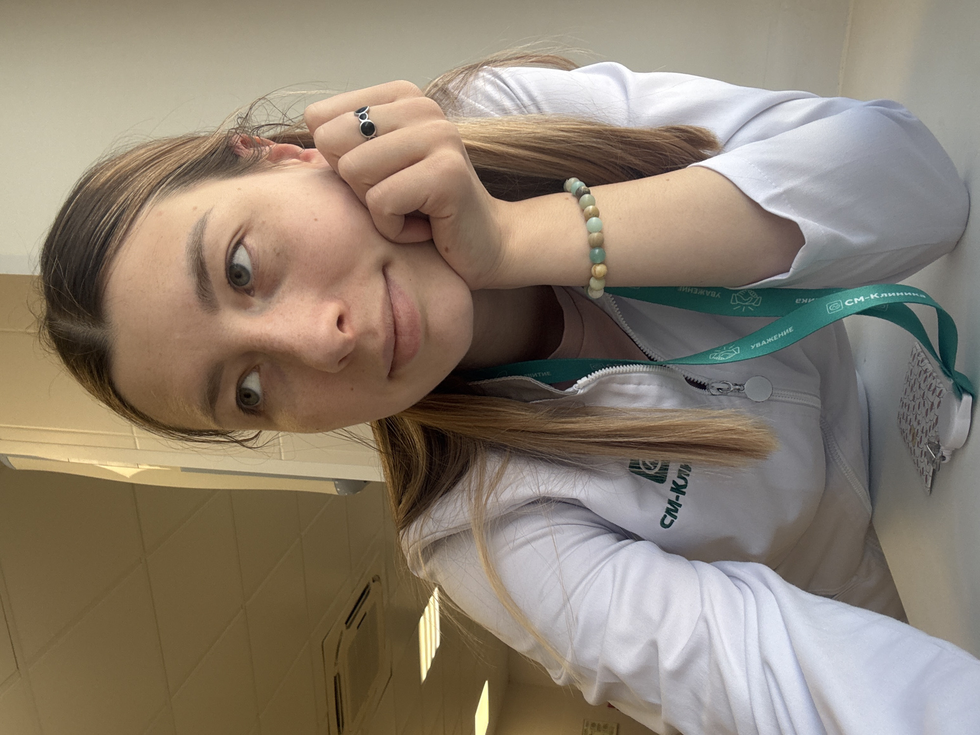 Person photographed in Moscow locker room facility
