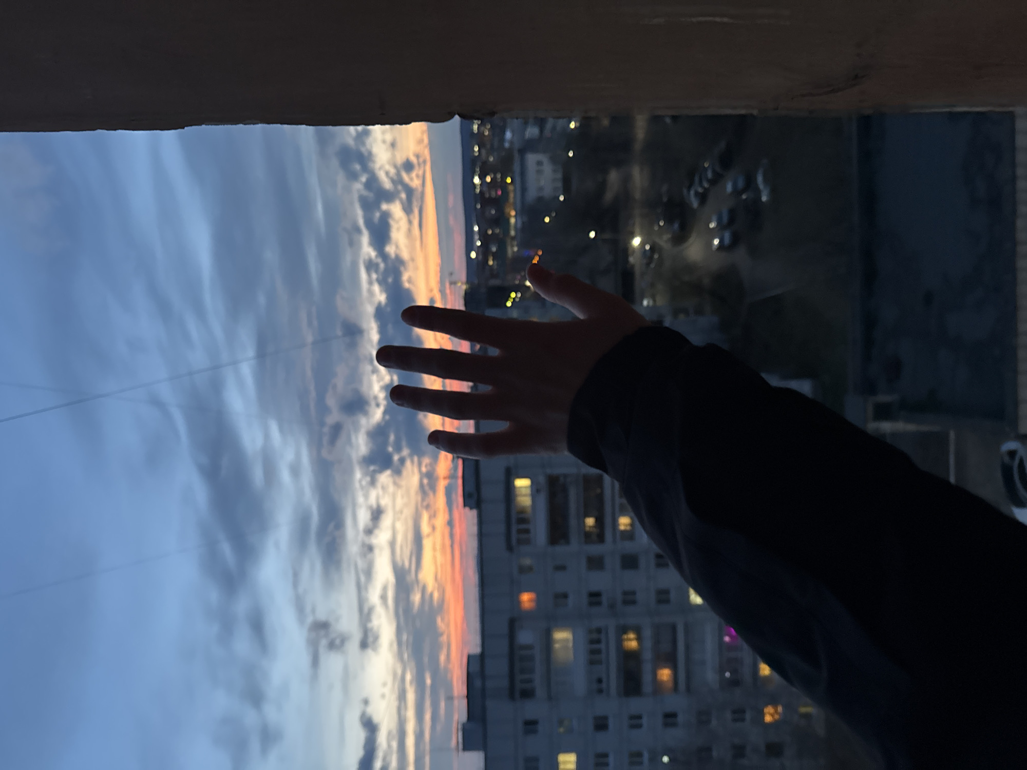 Twilight documented across Chaikovsky, Russia from elevated viewpoints