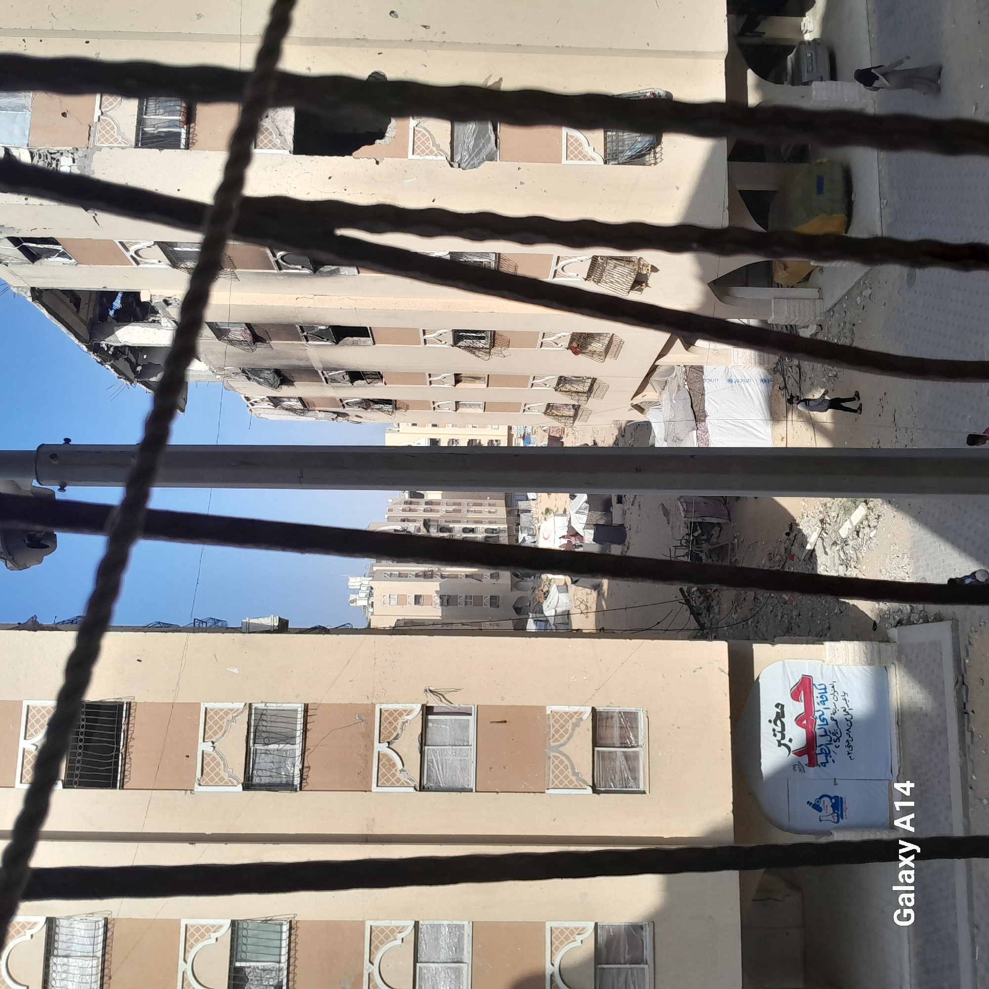 Extensive building damage documented across Khan Yunis streets