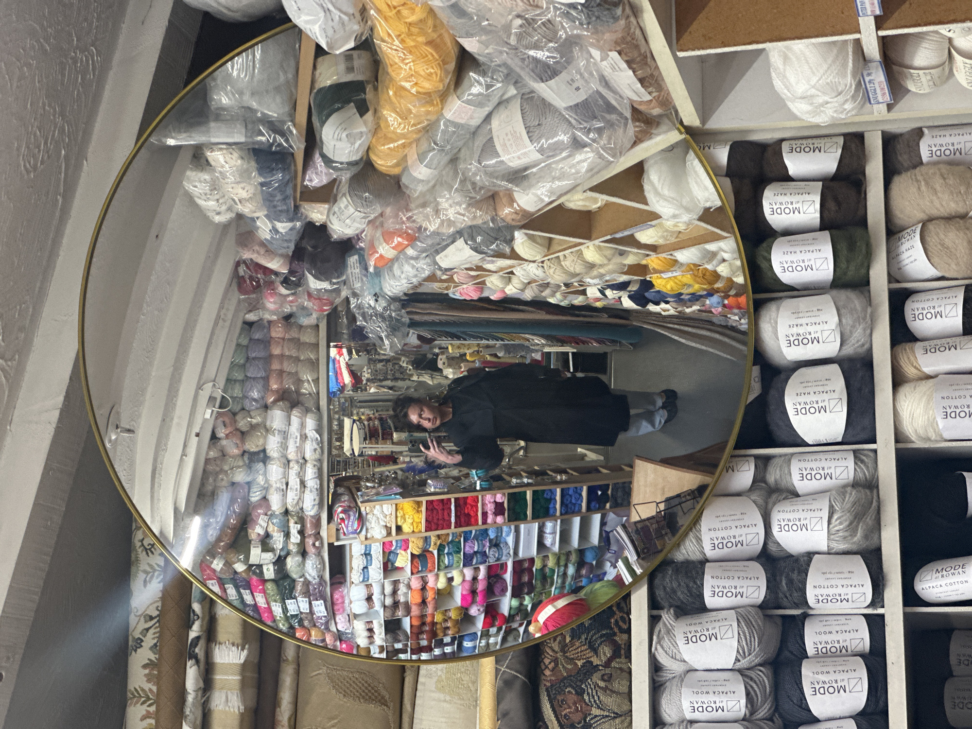 Craft store interior documented in Sevenoaks