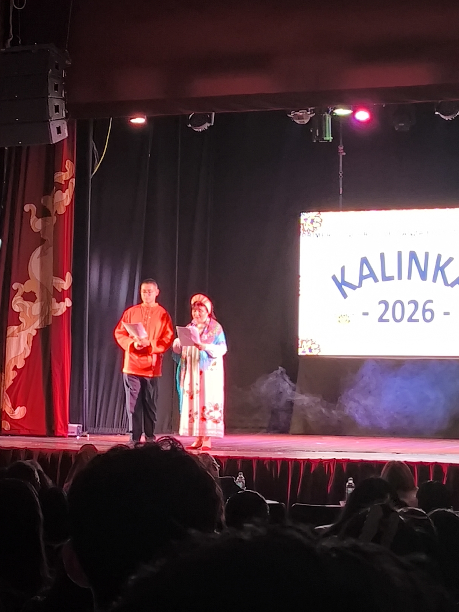 Cultural performance with Russian Embassy presence held in La Paz