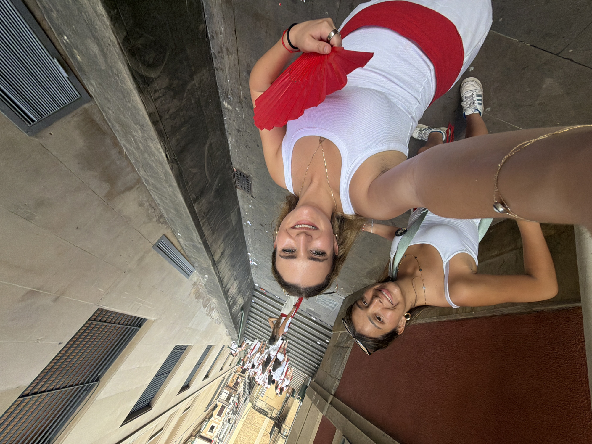 San Fermín festival in full swing on the streets of Pamplona