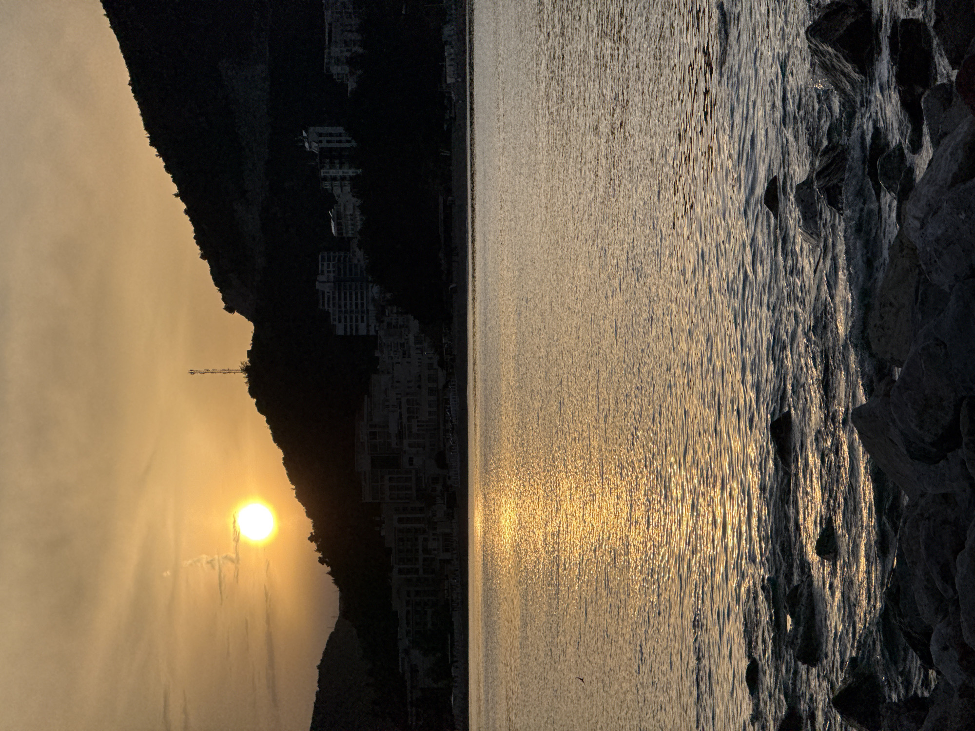 Sunset photography session captured along Montenegro's Budva coastline