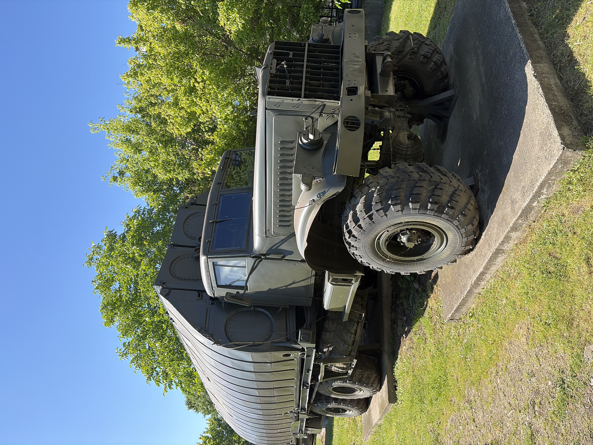WWII military vehicle display in Sofia, Bulgaria