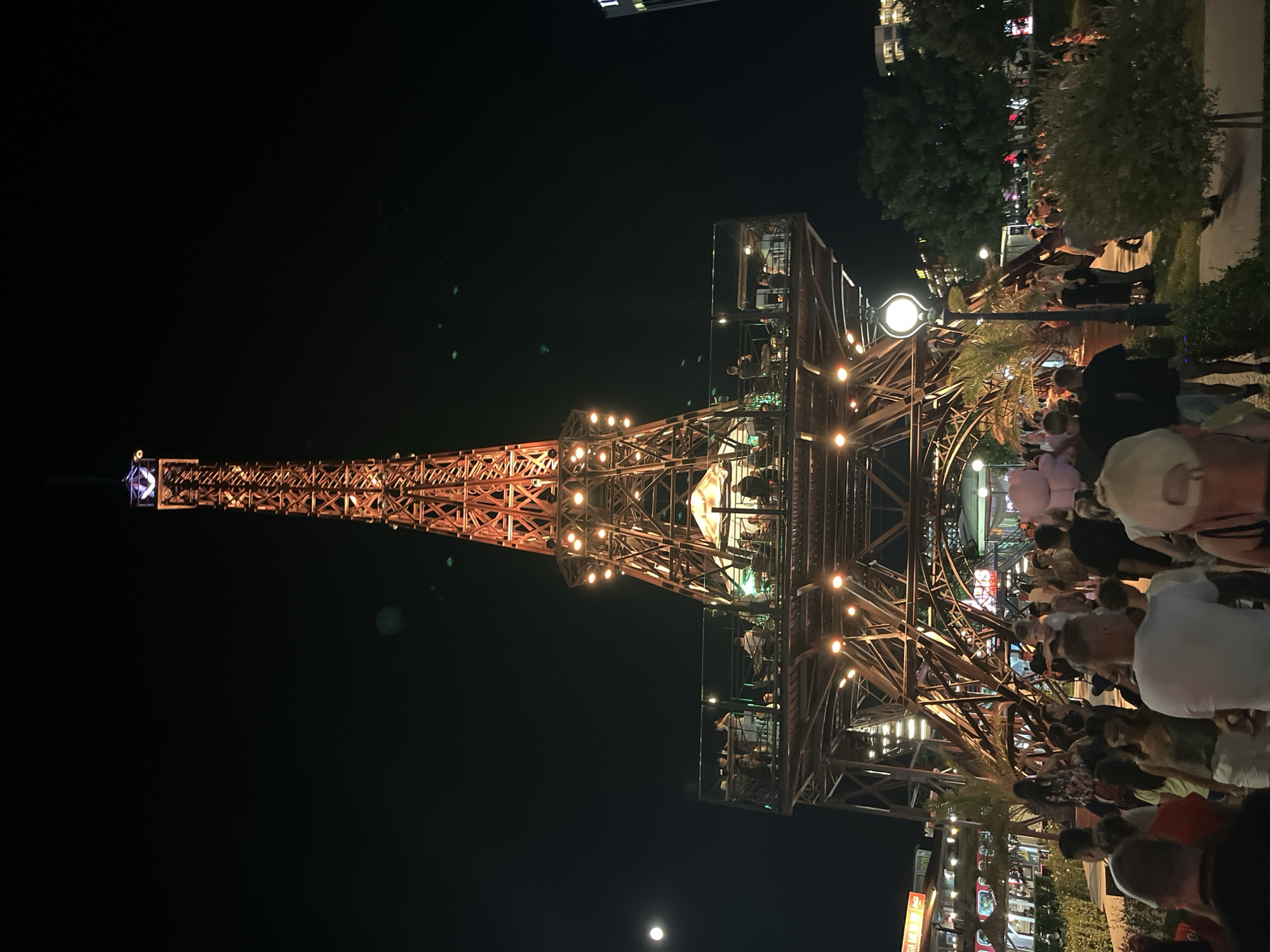 Varna's Primorski Park lights up on a summer night